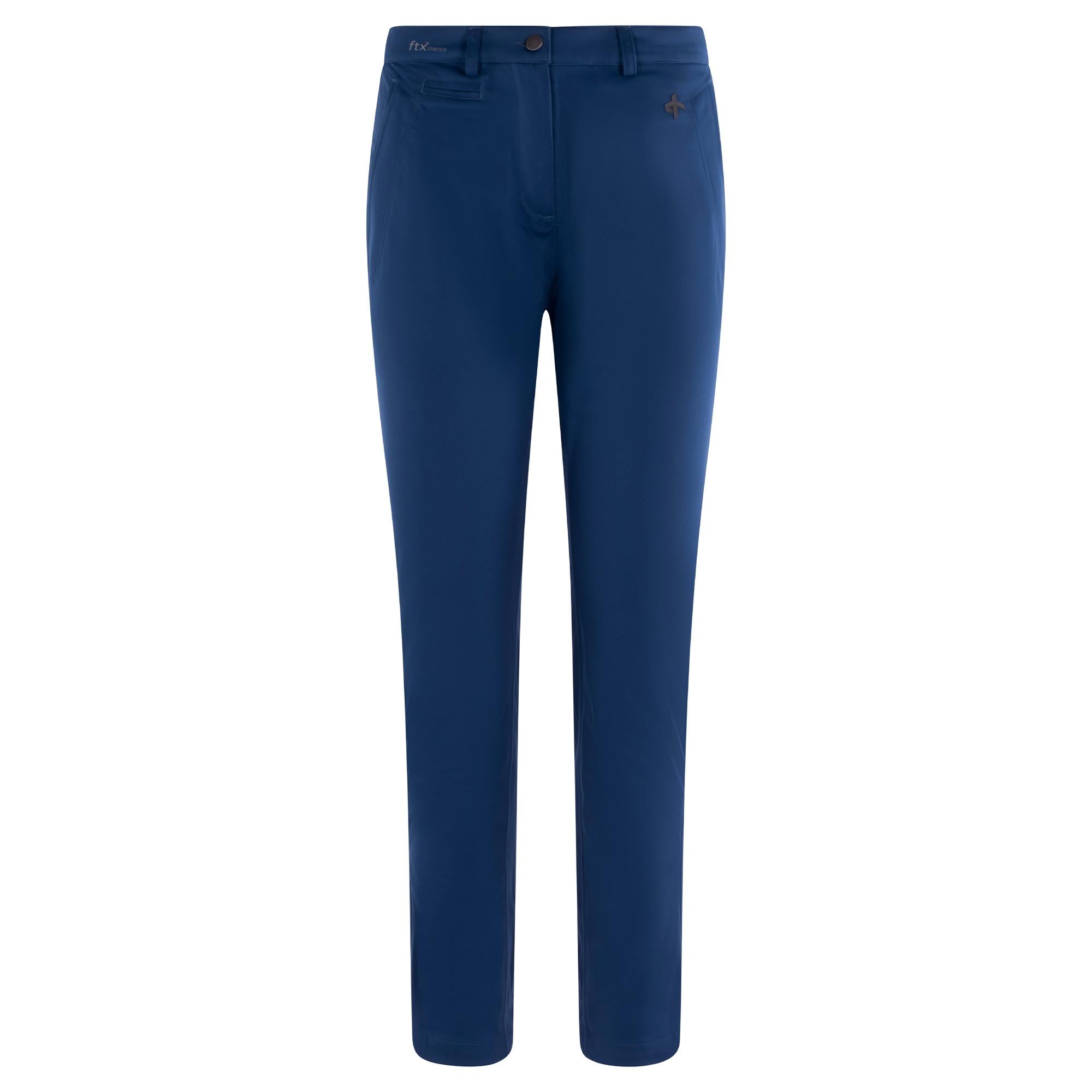 Cross Edge Chino Waterproof Ladies Golf Pants Twilight Blue