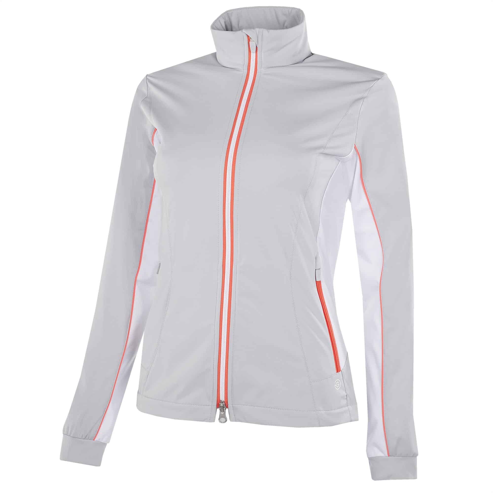 Galvin Green Larissa Interface-1 Ladies Golf Windstopper Cool Grey/White/Coral