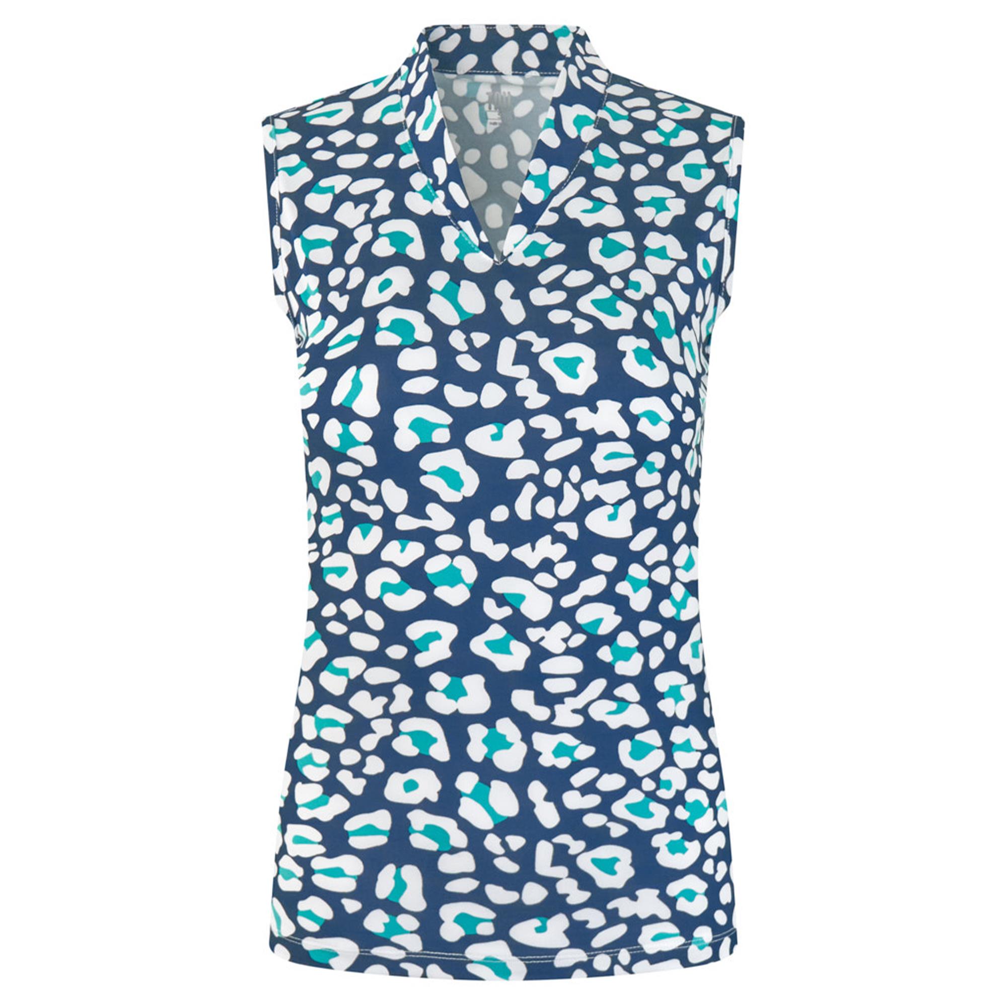 Tail Auden Ladies Sleeveless Golf Polo Shirt Lynxes