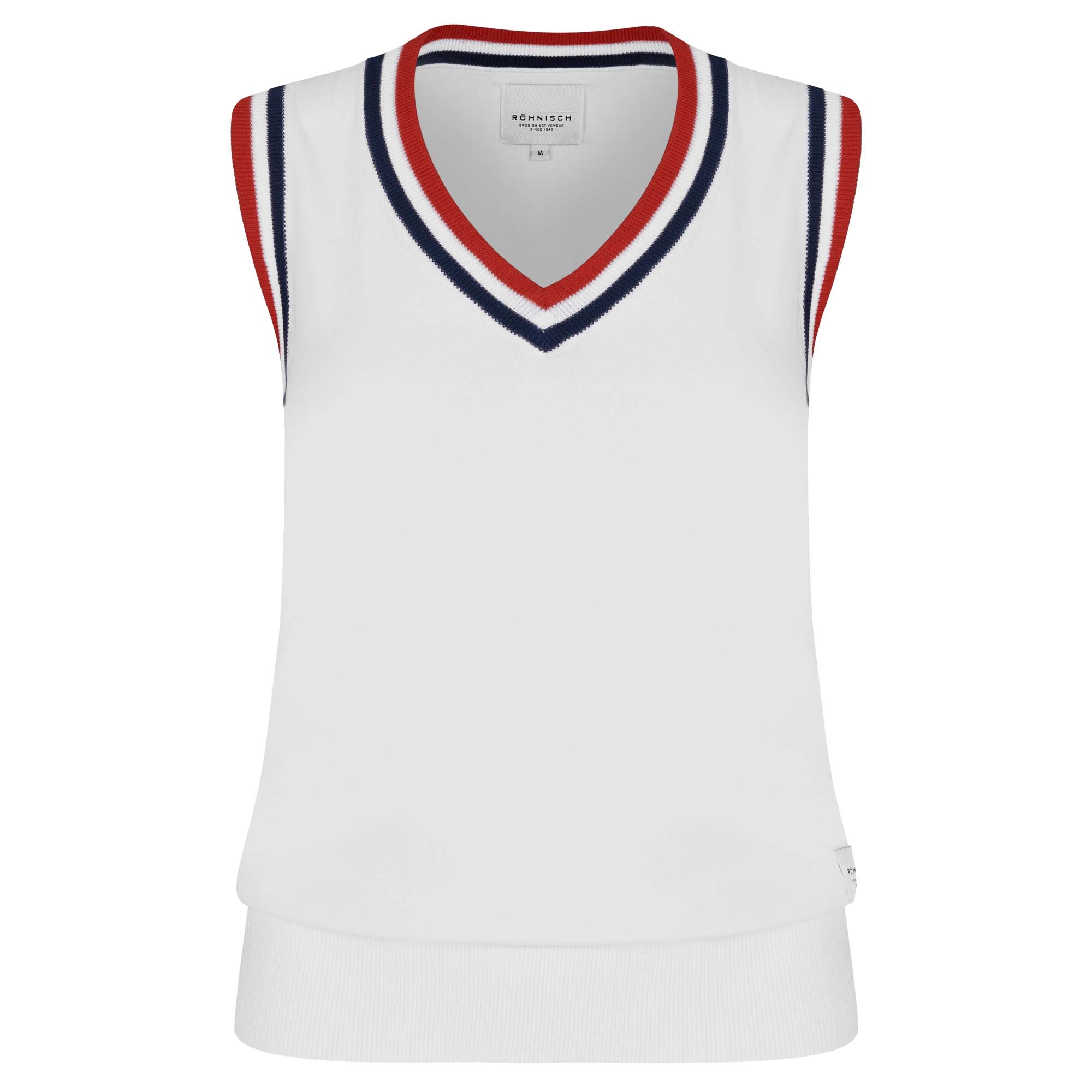 Rohnisch Adele Knitted Ladies Golf Vest White