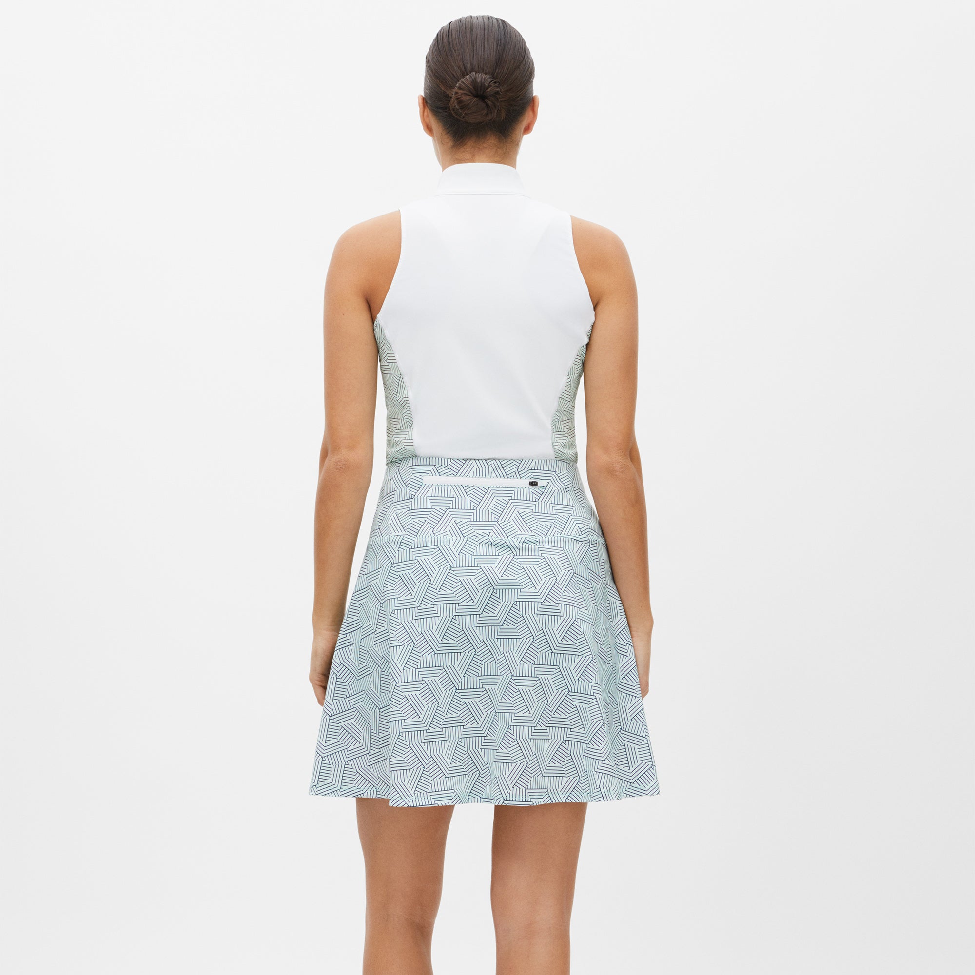 Rohnisch Amy Regular Ladies Golf Skort Hexagon Mint