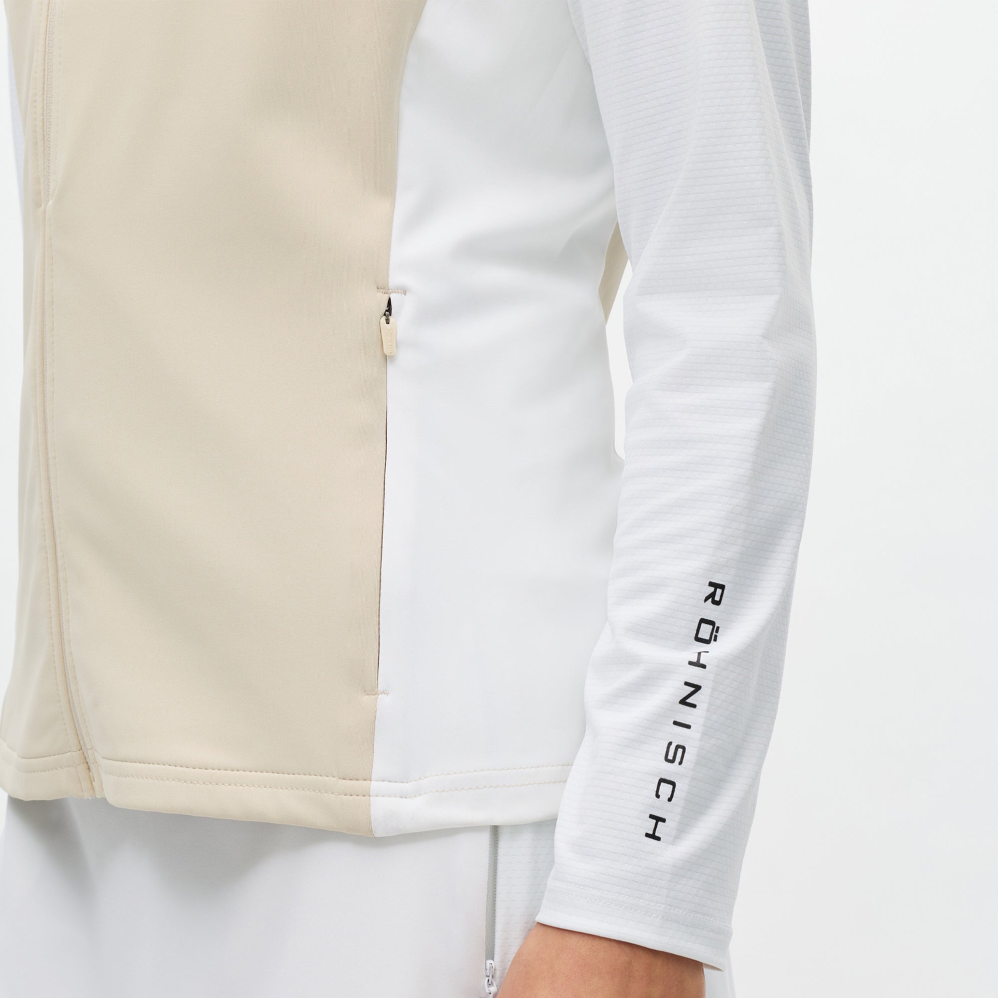Rohnisch Blake Thermal Ladies Golf Mid Layer Vest Oatmeal