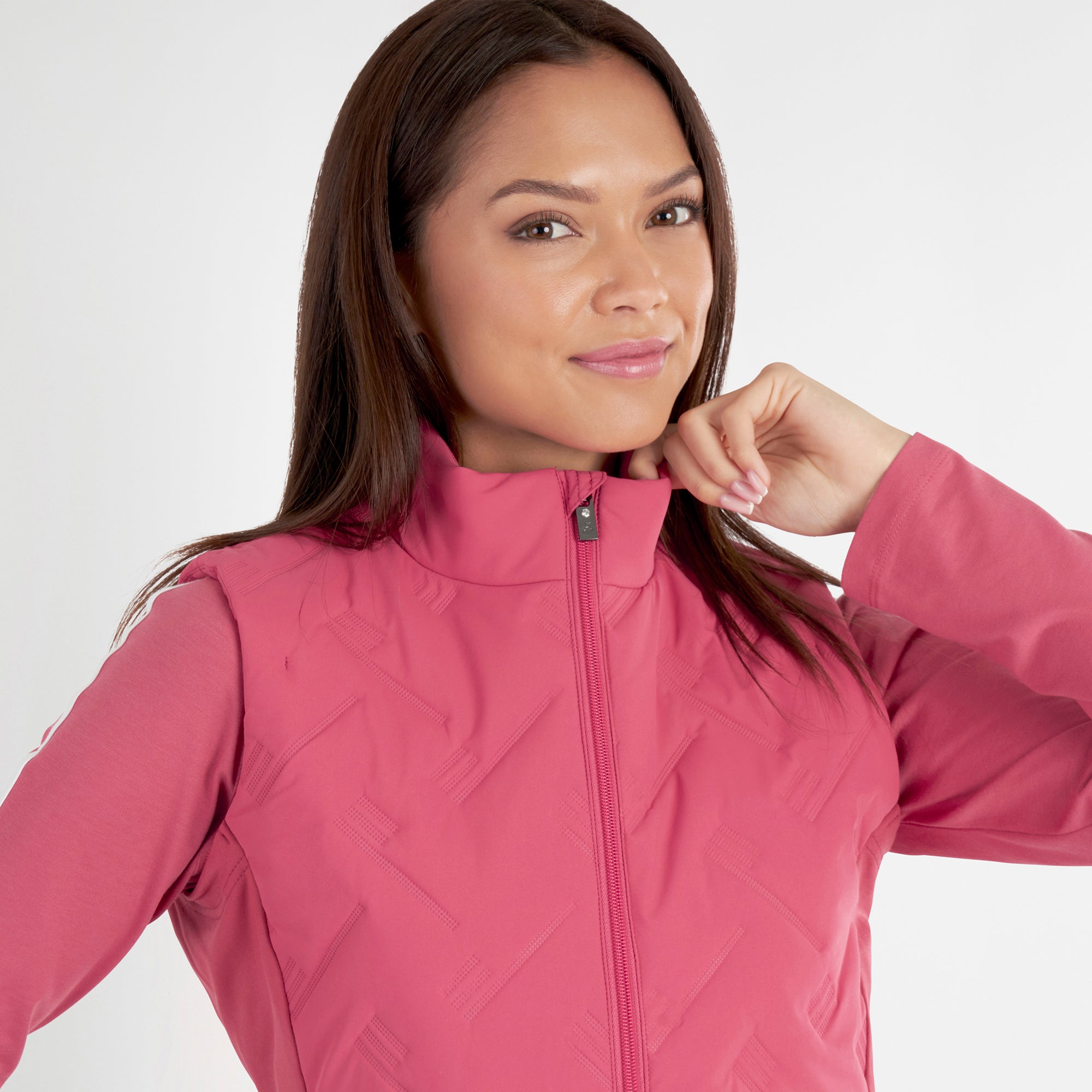 Green Lamb Monique Hybrid Ladies Golf Gilet Blush
