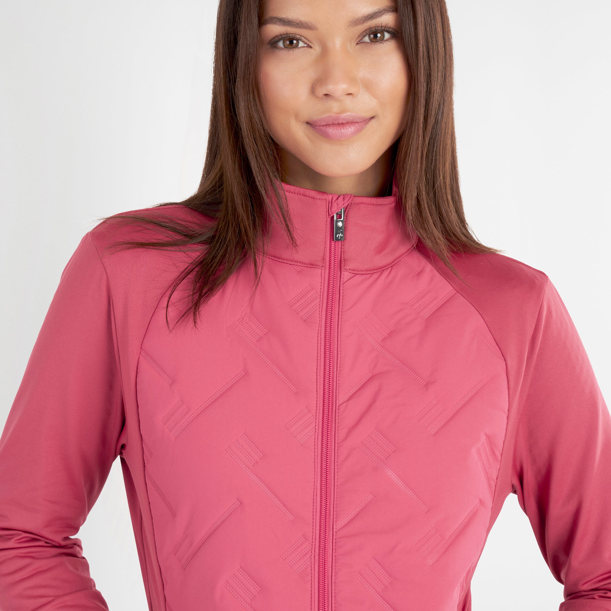 Green Lamb Marcella Hybrid Ladies Golf Jacket Blush