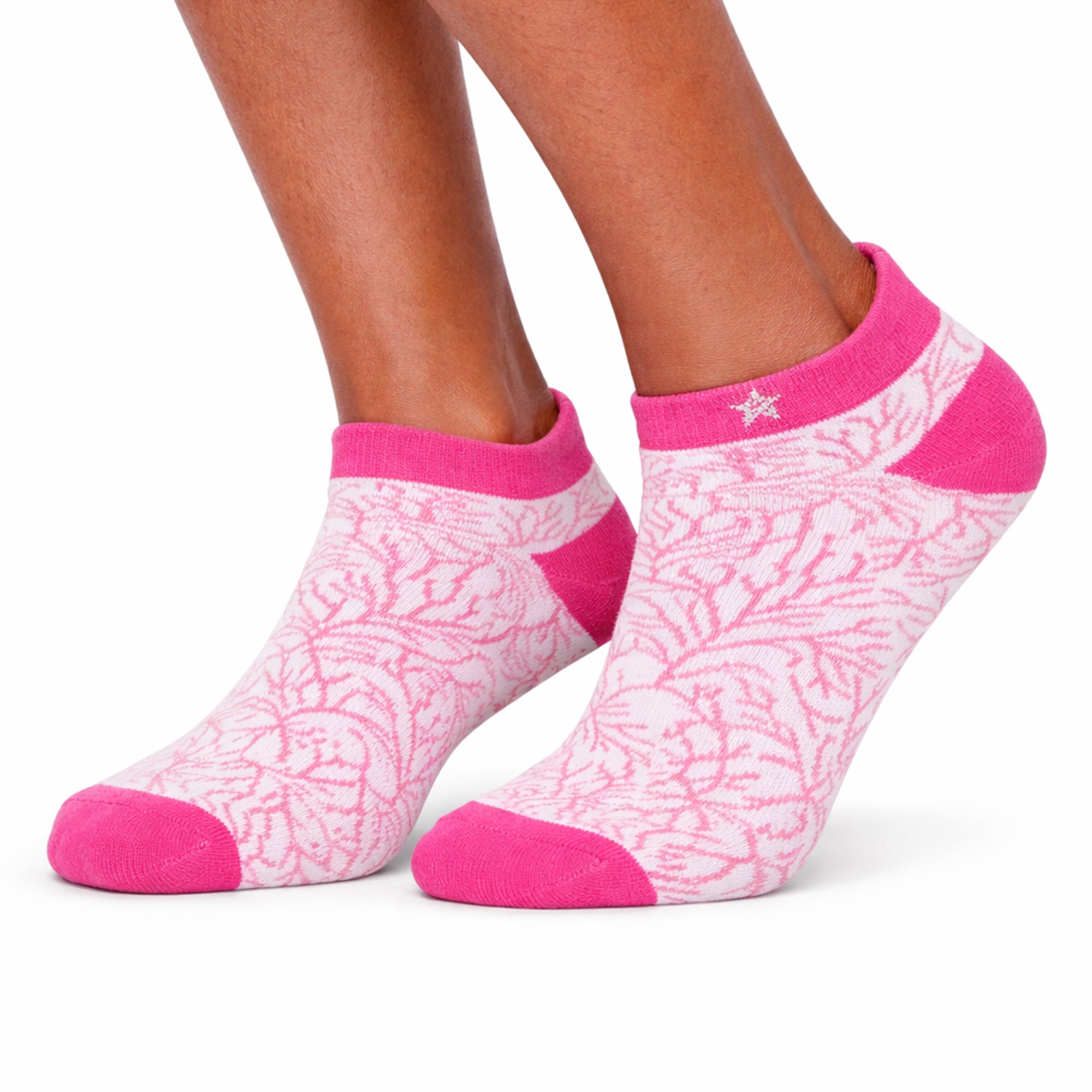 Swing Out Sister Ariel 2 Pair Pack Ladies Golf Socks Coral Whisper