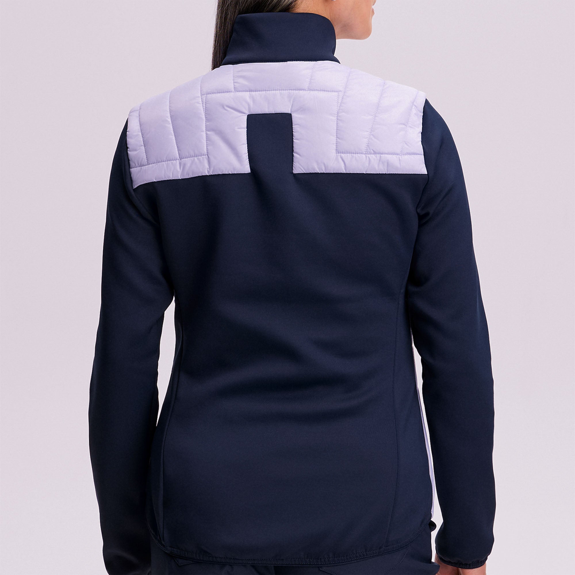 J Lindeberg Holma Quilt Hybrid Ladies Golf Jacket Purple Heather