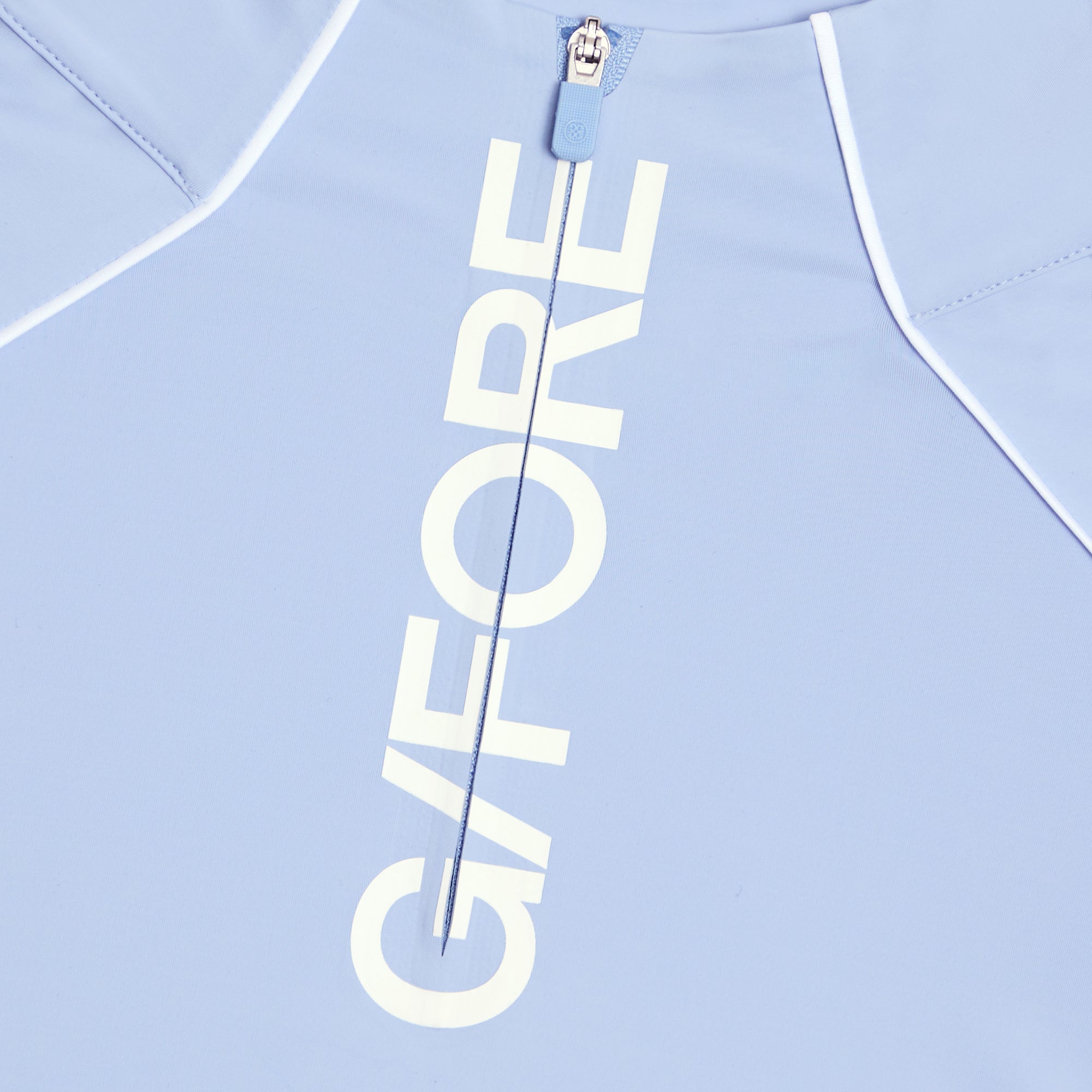 G/FORE Logo Quarter Zip Ladies Golf Mid Layer Willow