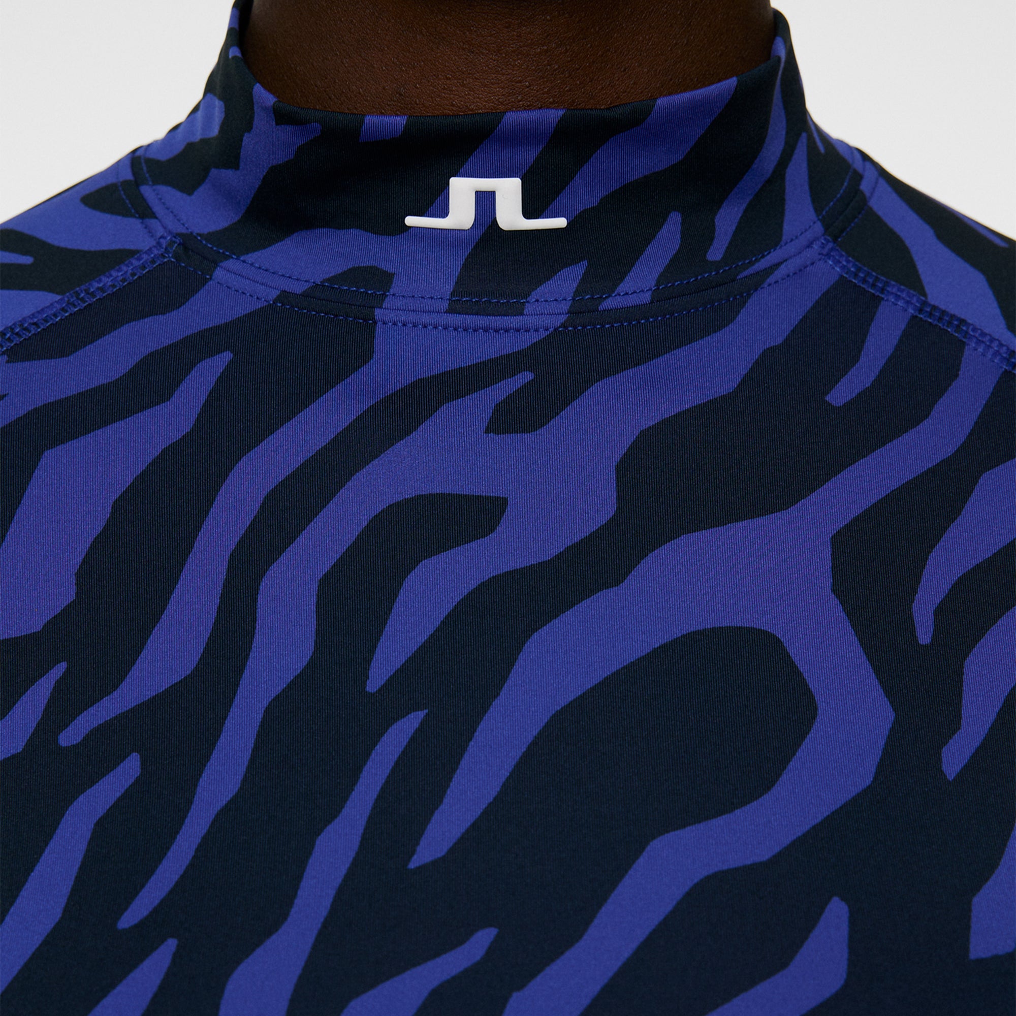 J Lindeberg Ella Print Ladies Compression Base Layer Tour Tiger Clematis