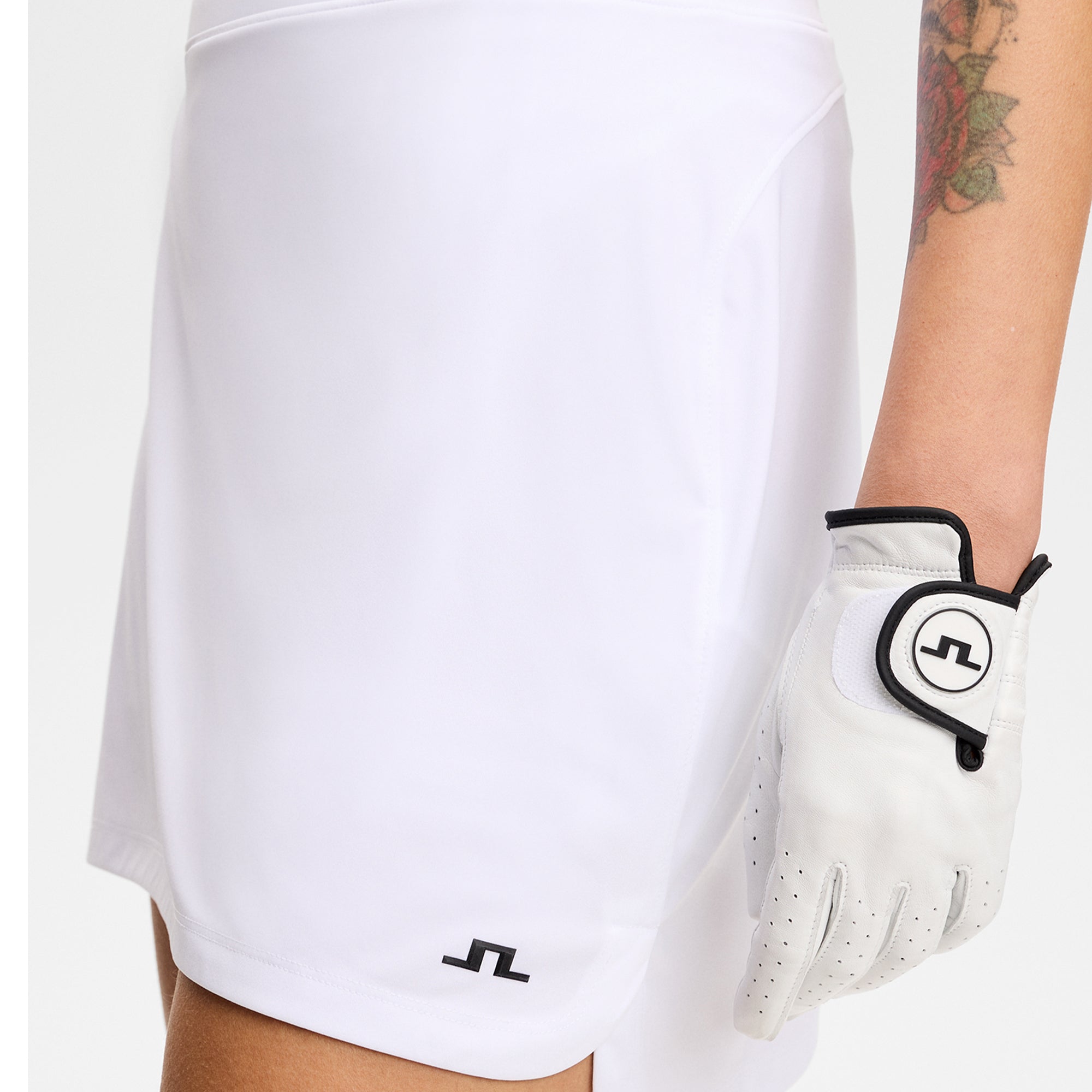 J Lindeberg Amy Ladies Golf Skirt White
