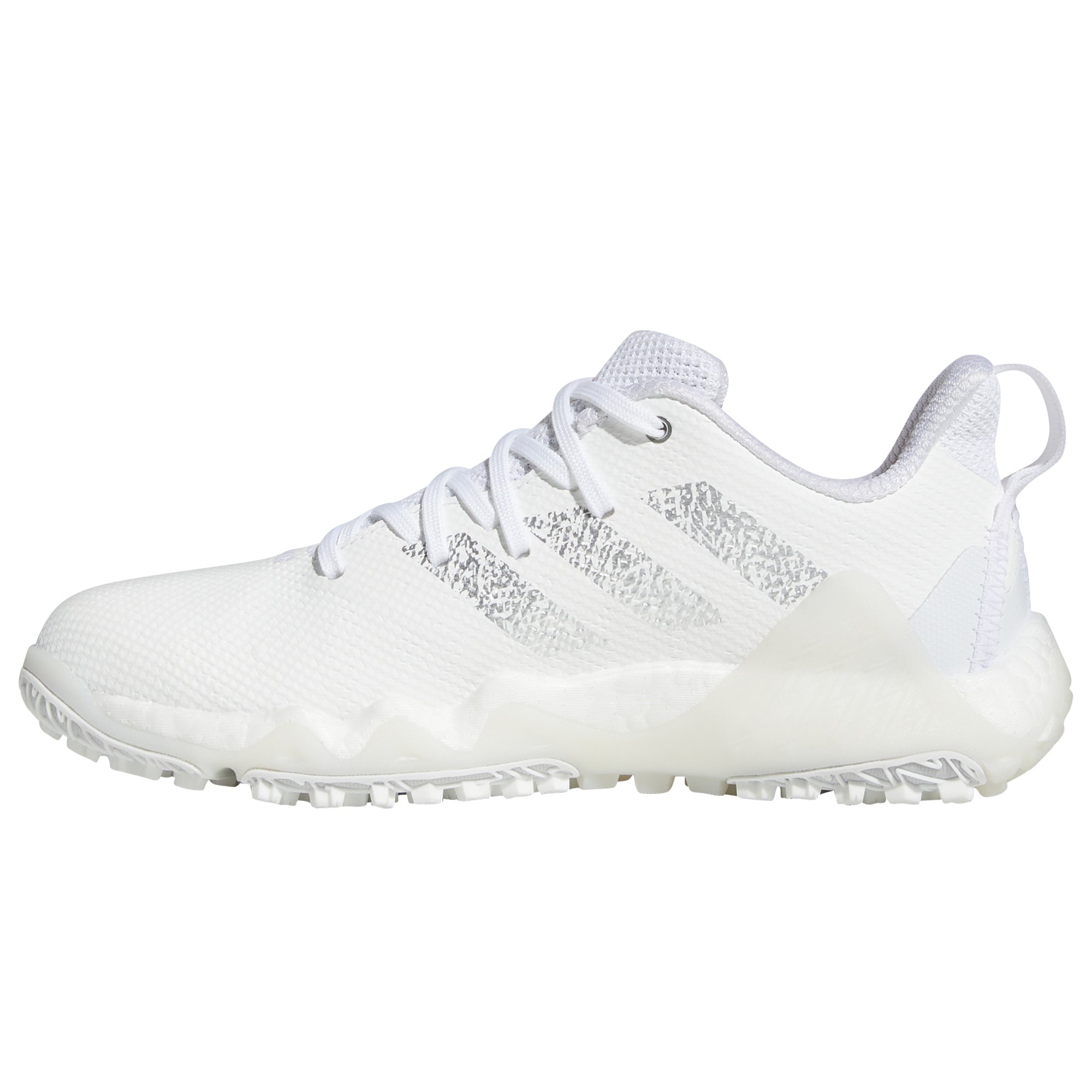 Adidas Codechaos 22 Ladies Golf Shoes White/Silver Metallic/Clear Pink
