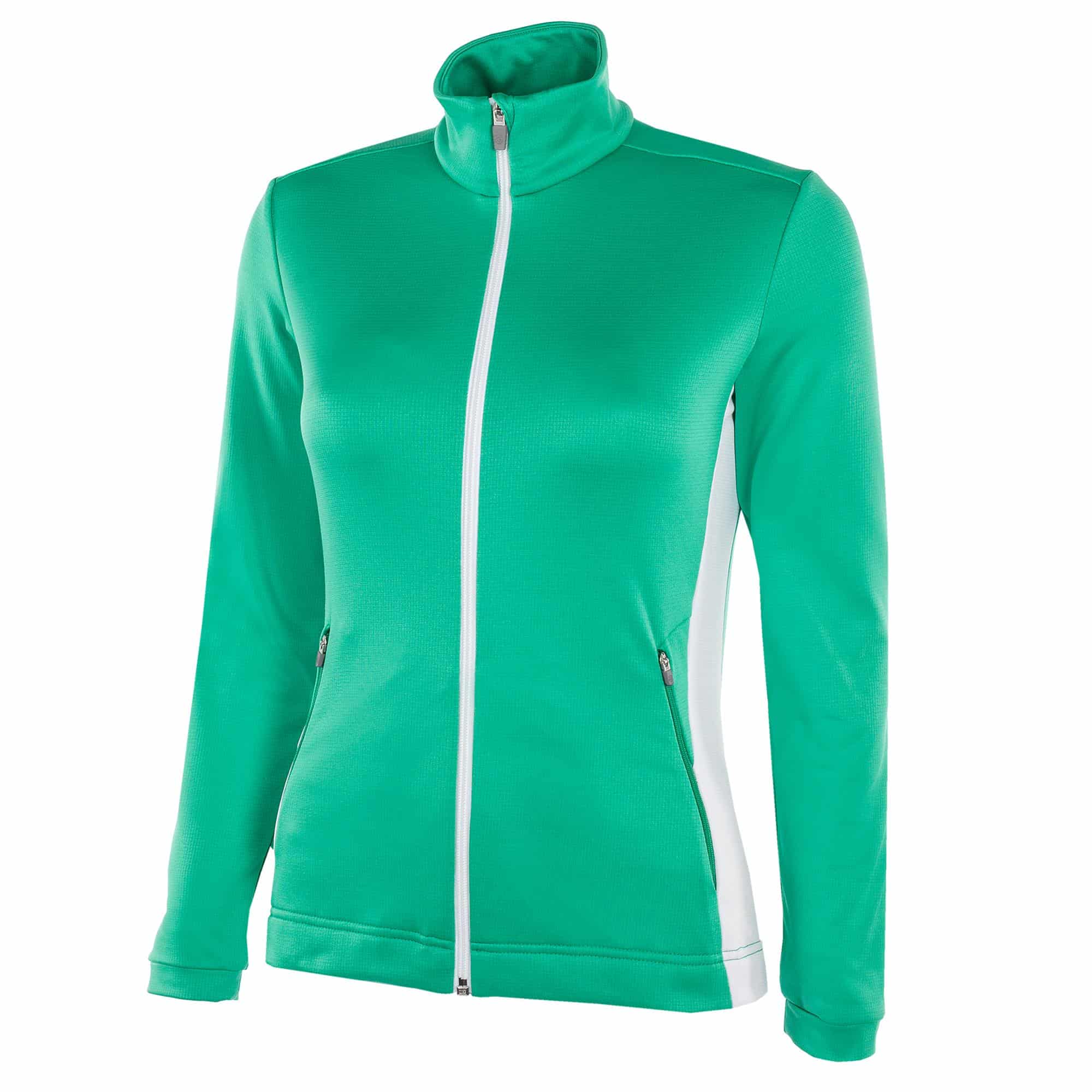 Galvin Green Daisy Insula Mid Layer Holly Green/White