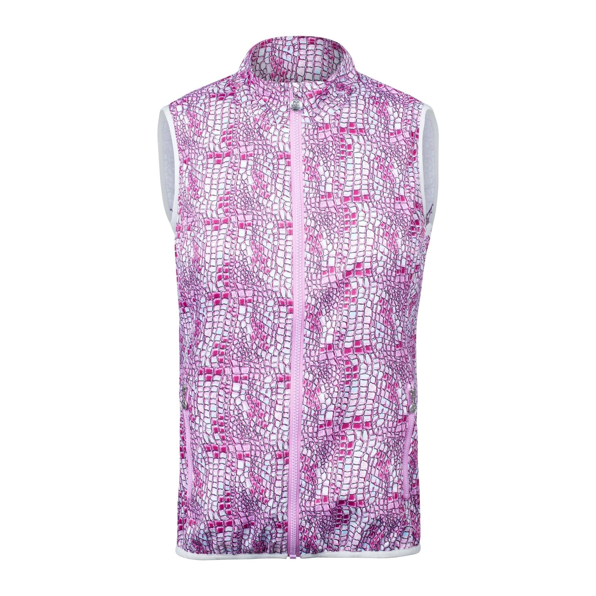 Daily Sports Ladies Court Wind Golf Vest Pink