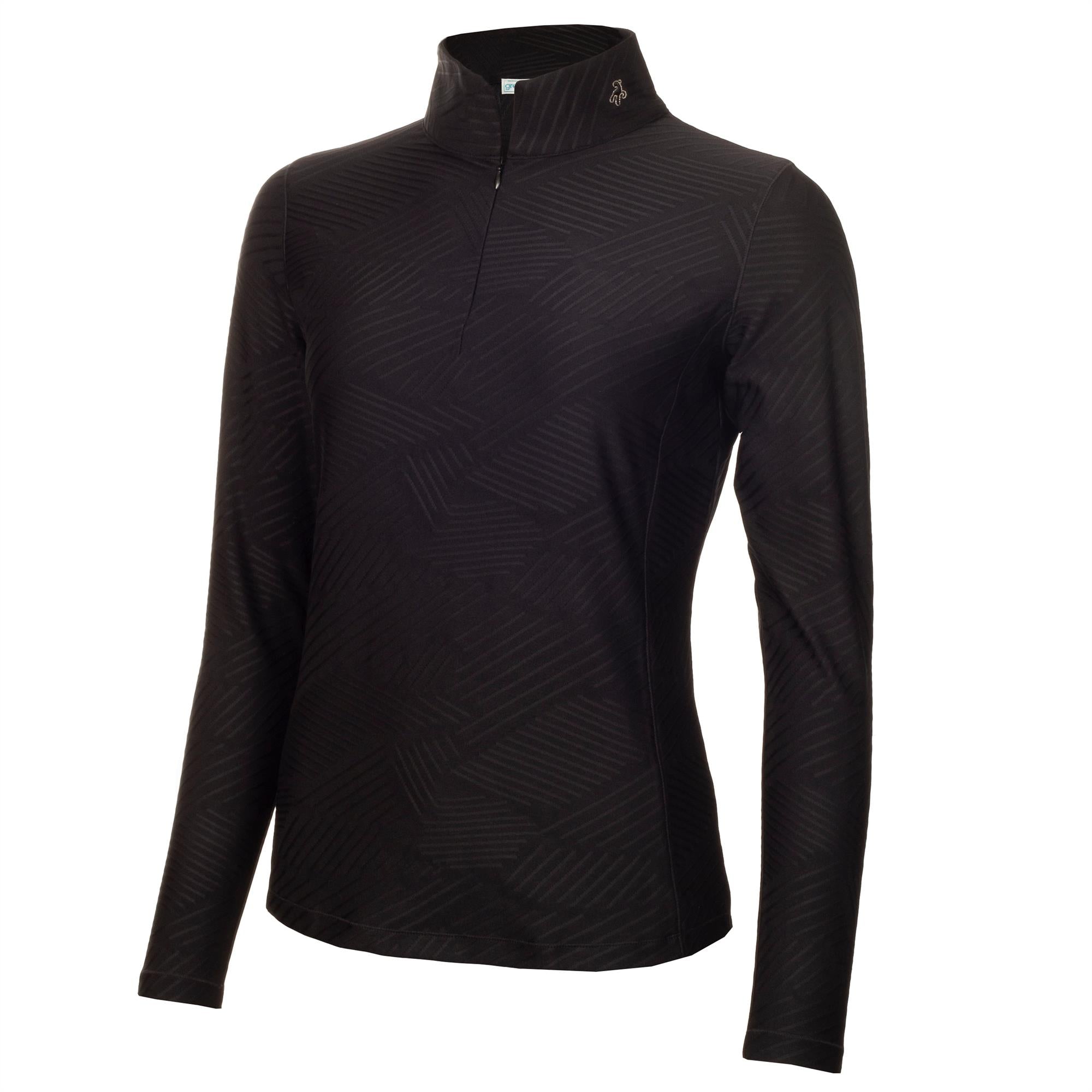 Green Lamb black ladies golf base layer 