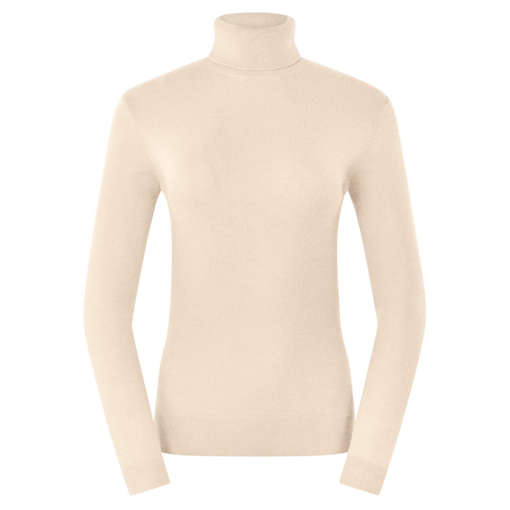 Pure Golf Glow Ladies Golf Roll Neck Champagne