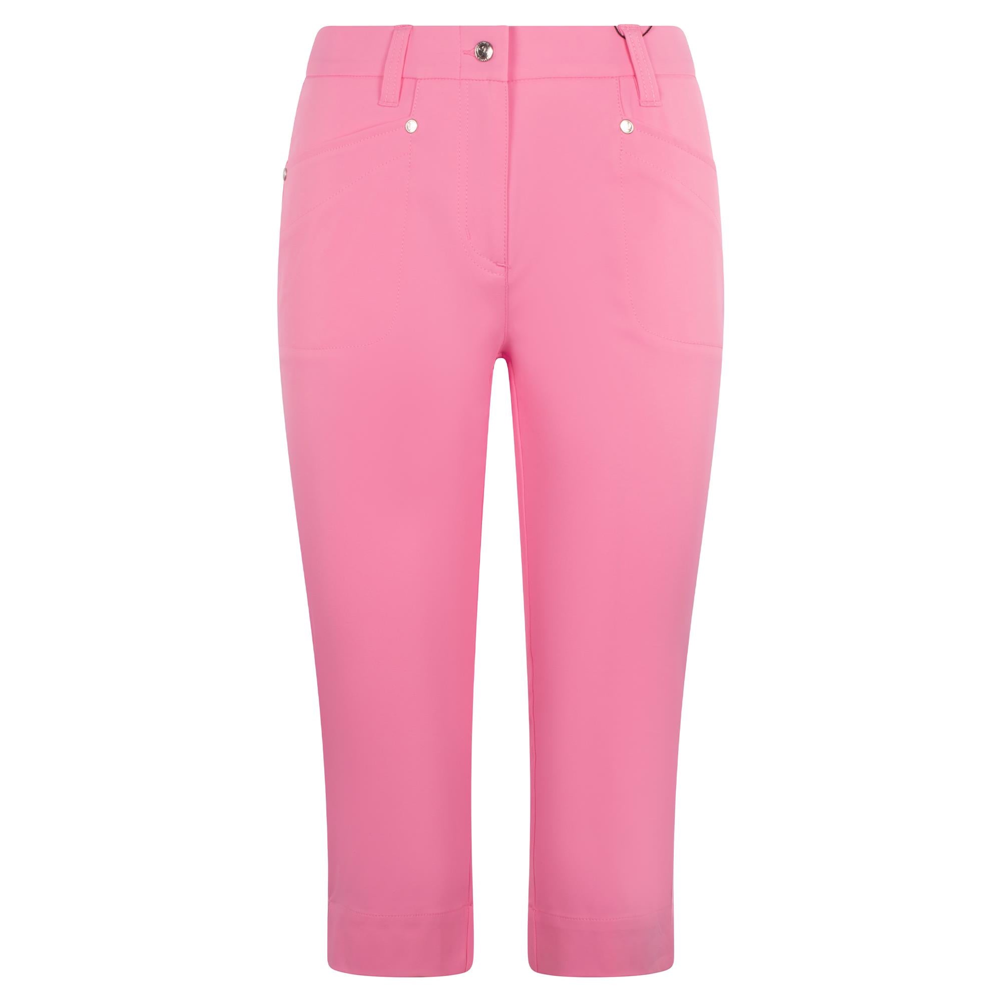 Lori's Golf Shoppe: Daily Sports Ladies LYRIC Zip Front Golf Capri - Tulip  Pink