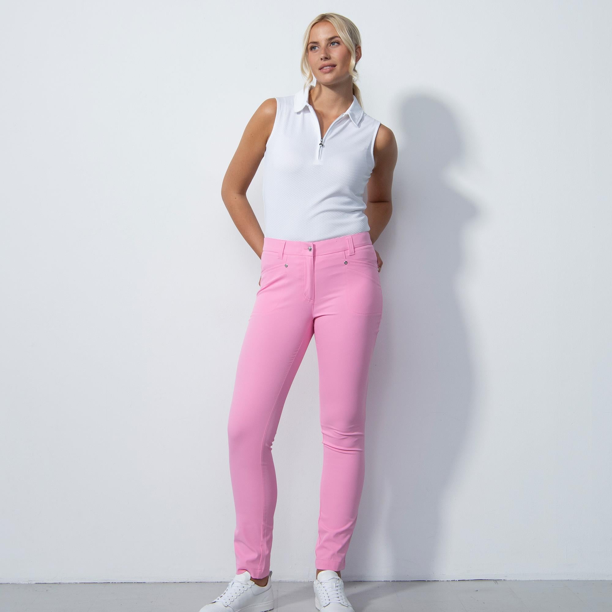 Daily Sports Lyric Ladies Trousers Pink Sky 29 Inch Leg