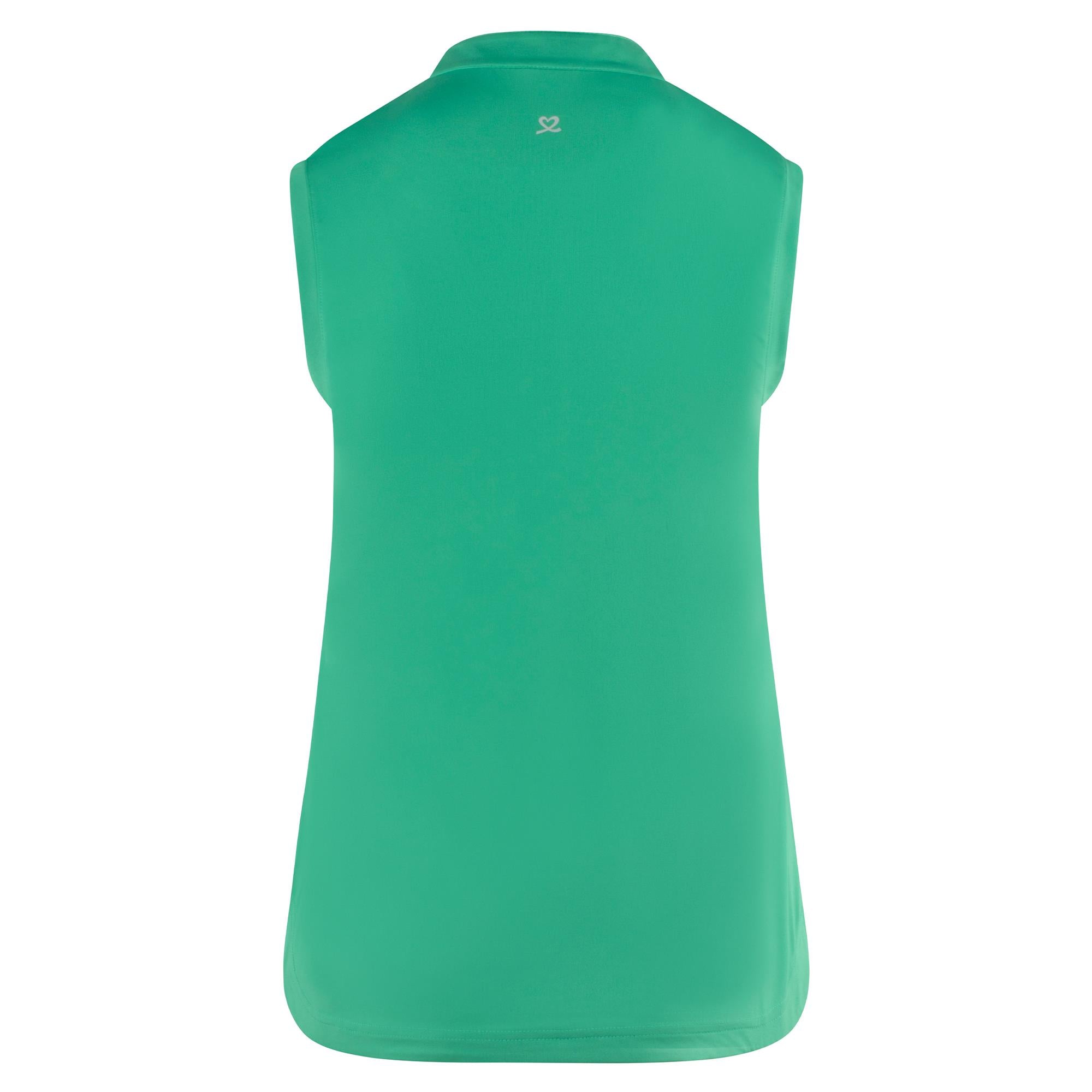 Daily Sports Istres Ladies Sleeveless Polo Shirt Sea Green