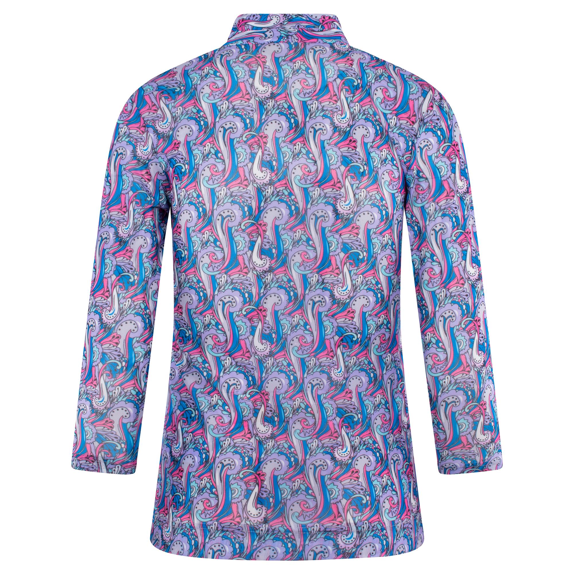 Daily Sports Hype Mesh Ladies 3/4 Sleeve Polo Shirt