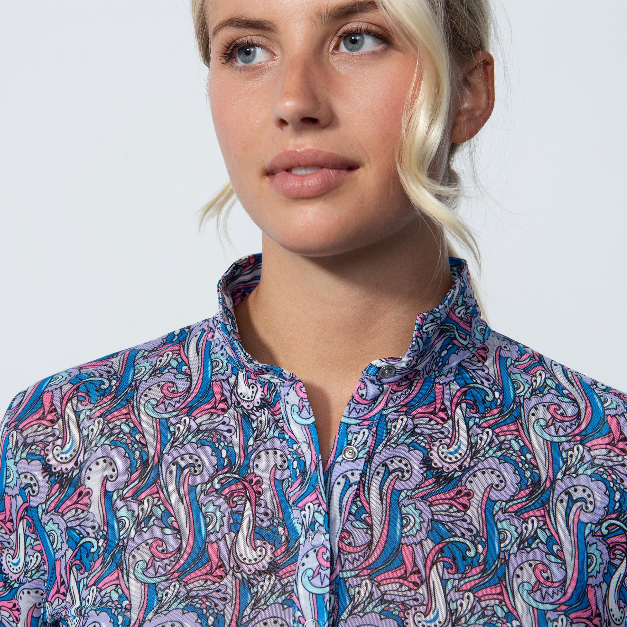 Daily Sports Hype Mesh Ladies 3/4 Sleeve Polo Shirt