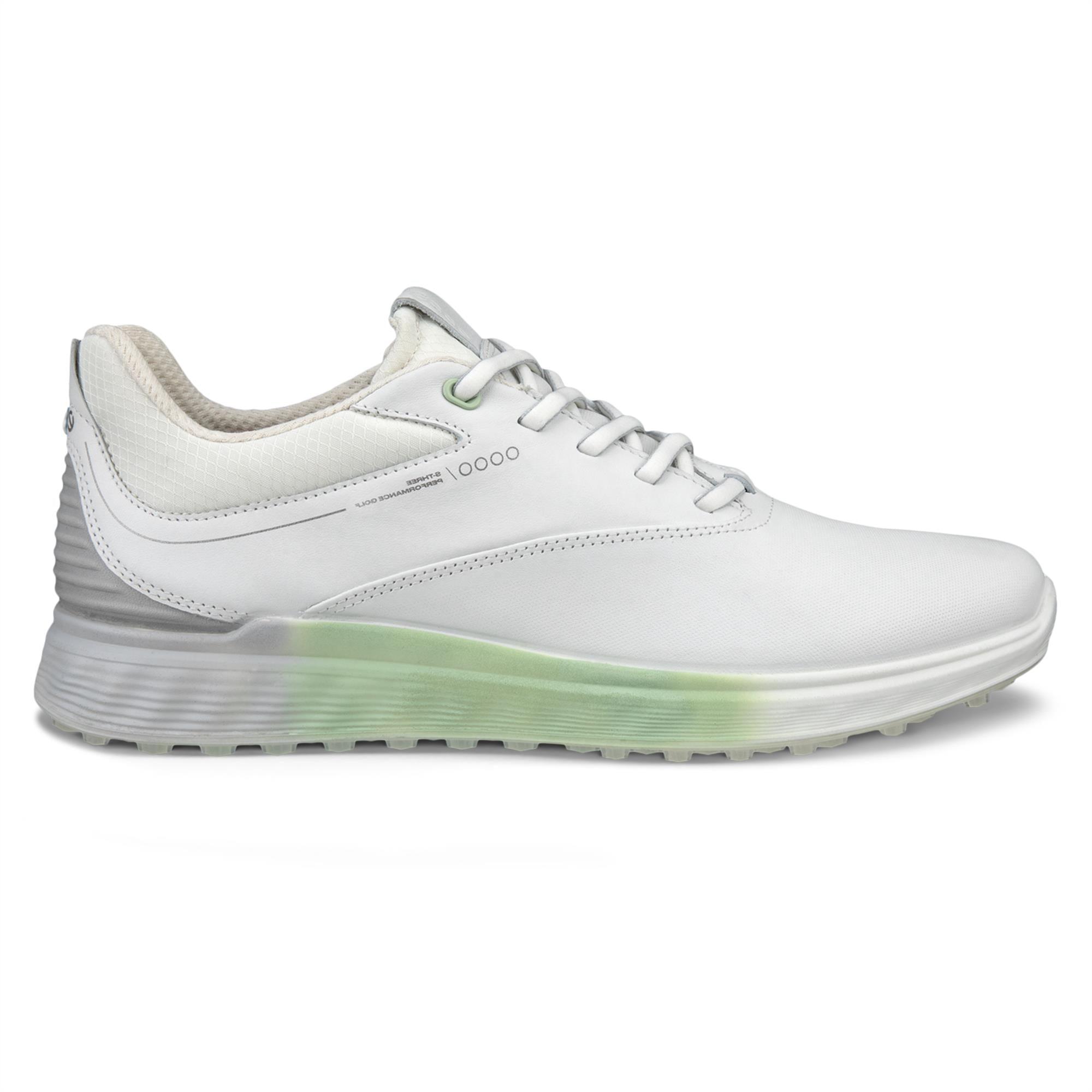 Ecco S-Three Gore-Tex Ladies Golf Shoes White/Matcha