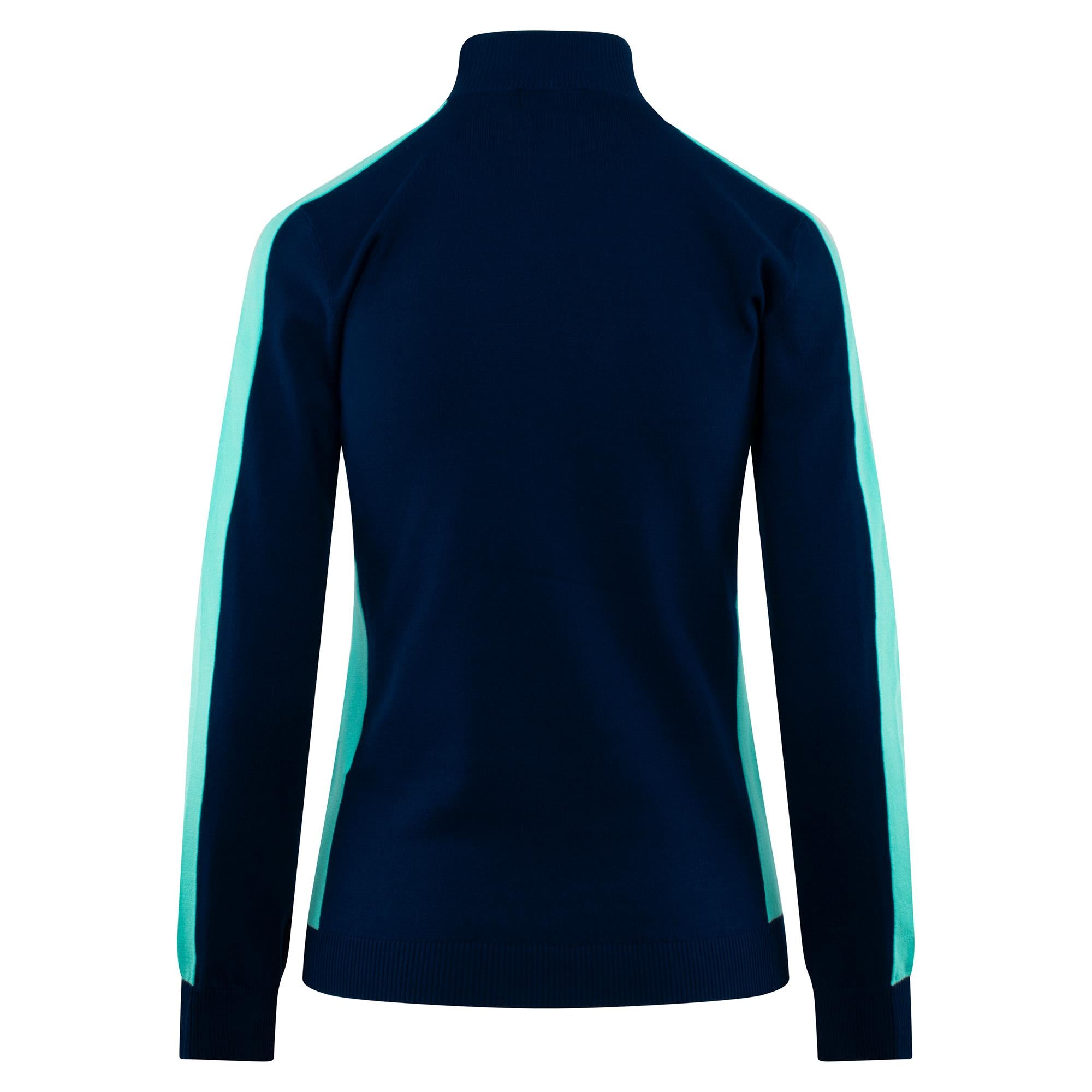 J Lindeberg Adia Knitted Ladies Golf Sweater Estate Blue
