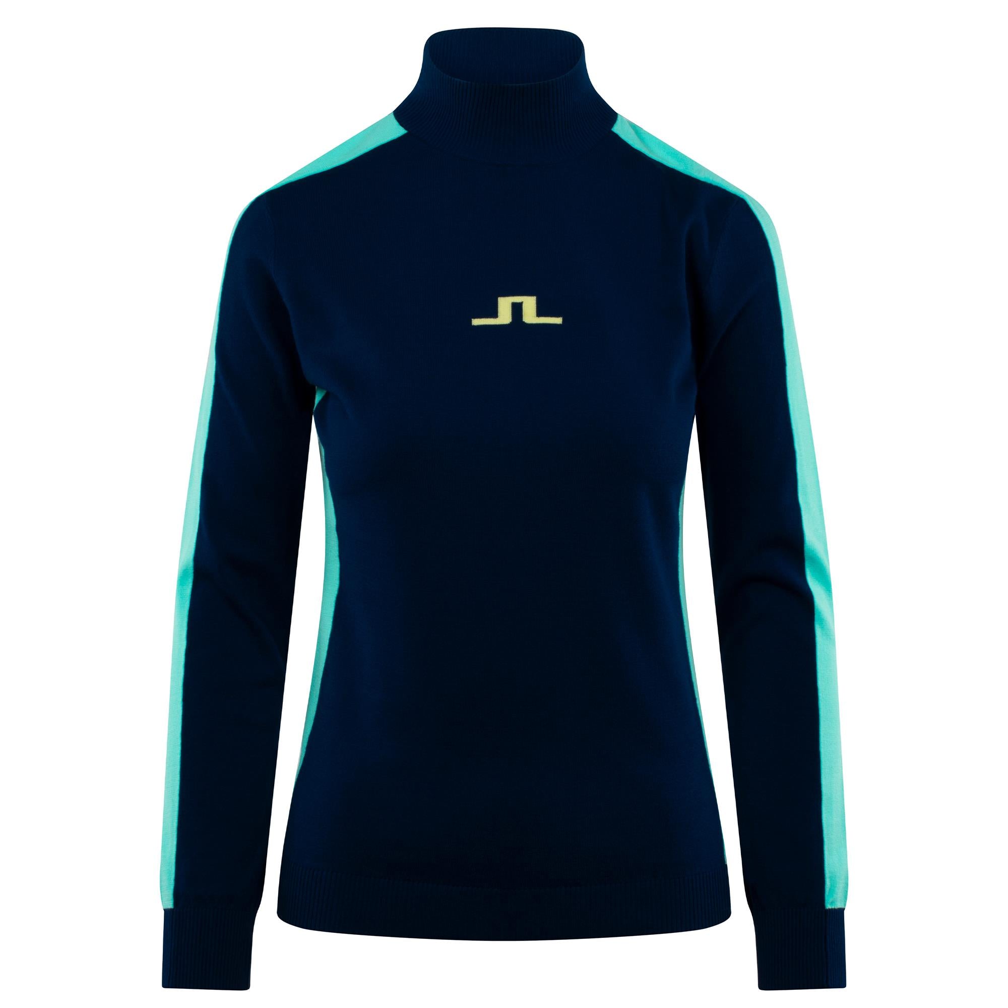 J Lindeberg Adia Knitted Ladies Golf Sweater Estate Blue