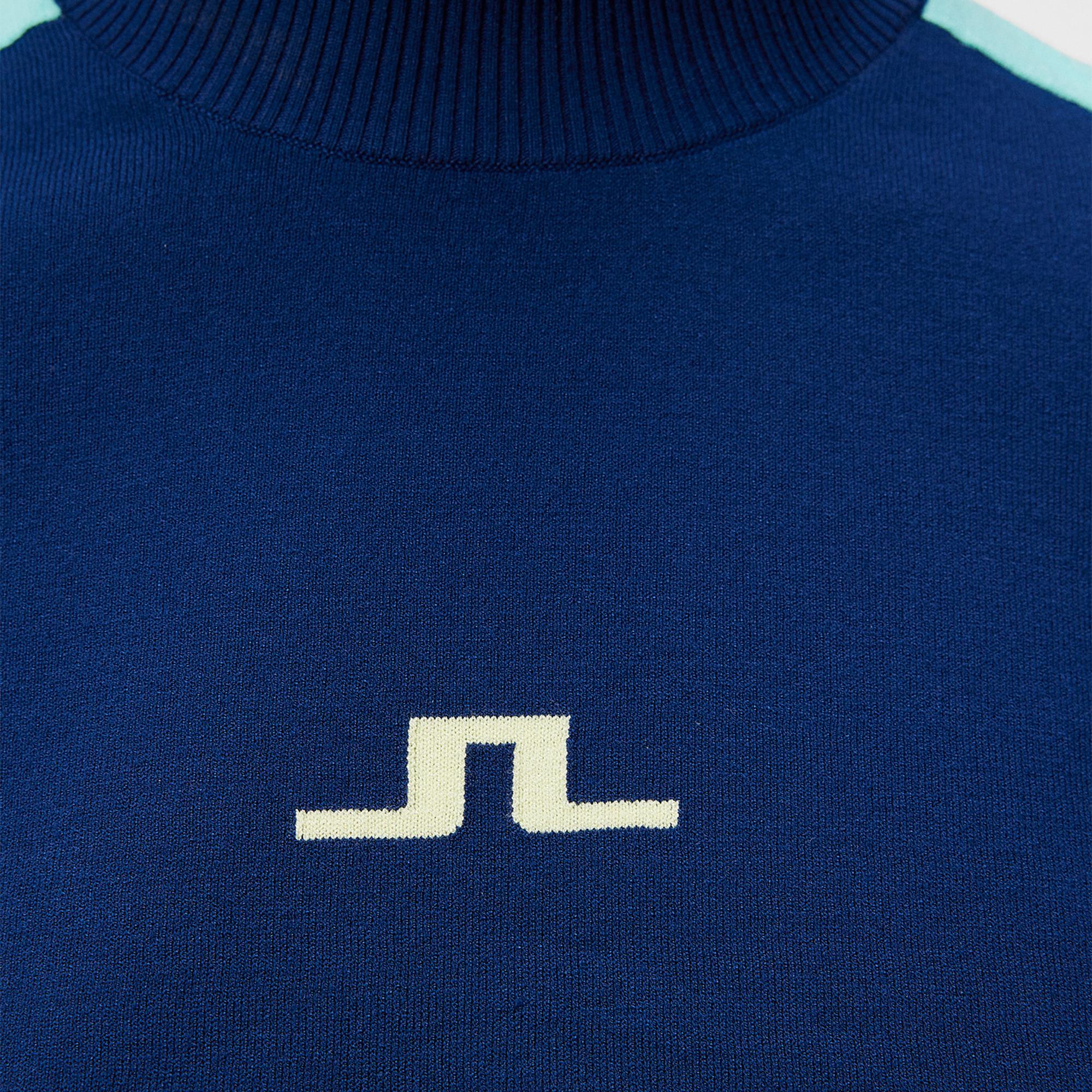 J Lindeberg Adia Knitted Ladies Golf Sweater Estate Blue