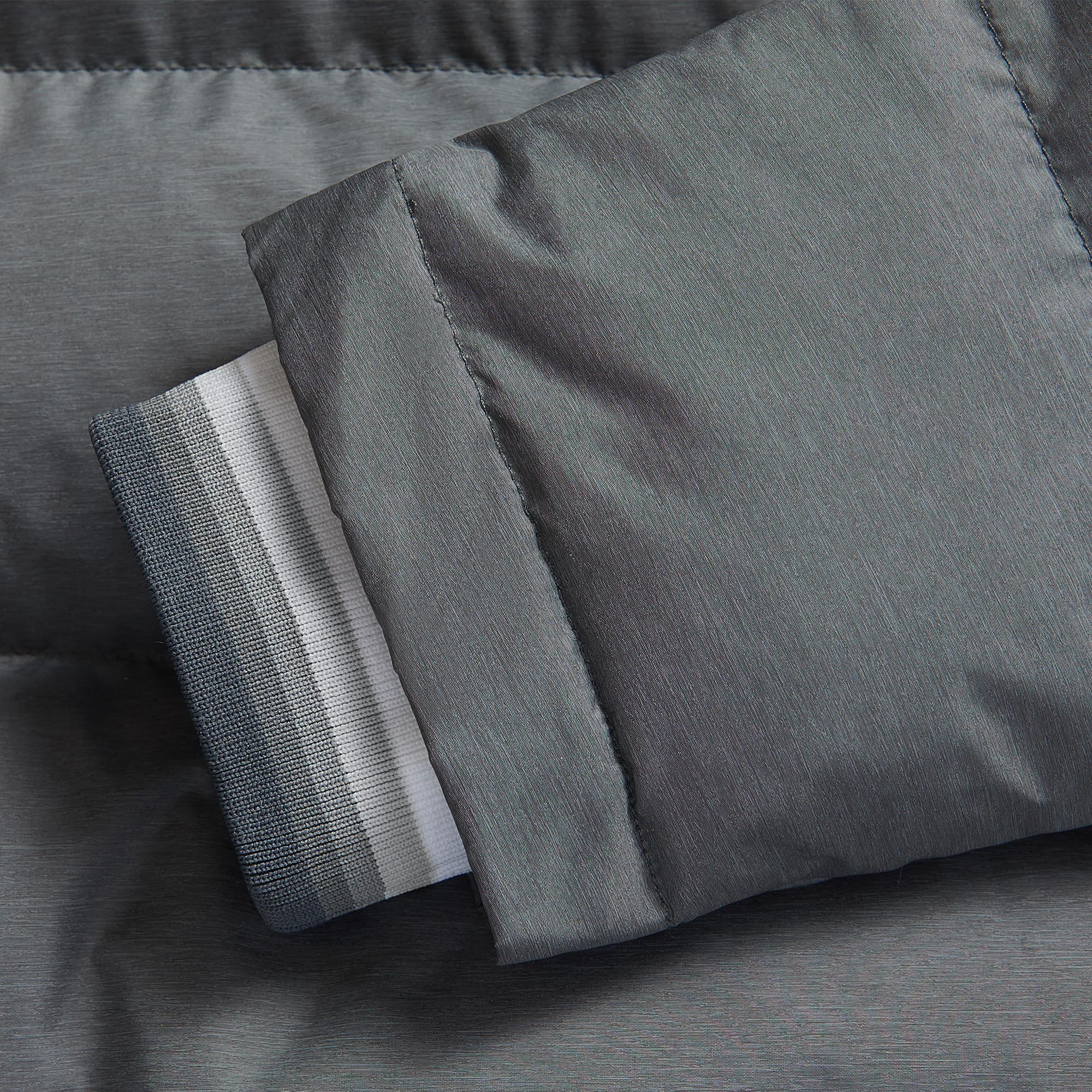 Ladies G/FORE Coated Nylon Melange Puffer Jacket Charcoal Heather Grey