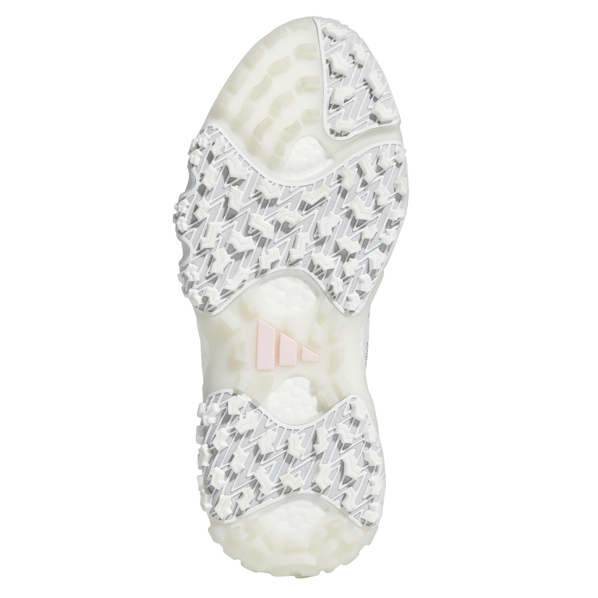 Adidas Codechaos 22 Ladies Golf Shoes White/Silver Metallic/Clear Pink