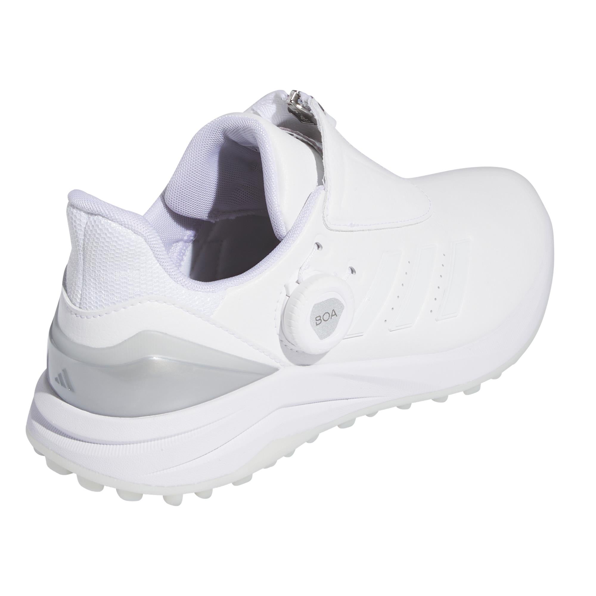Adidas Solarmotion BOA 24 Ladies Golf Shoe White/Silver Metallic