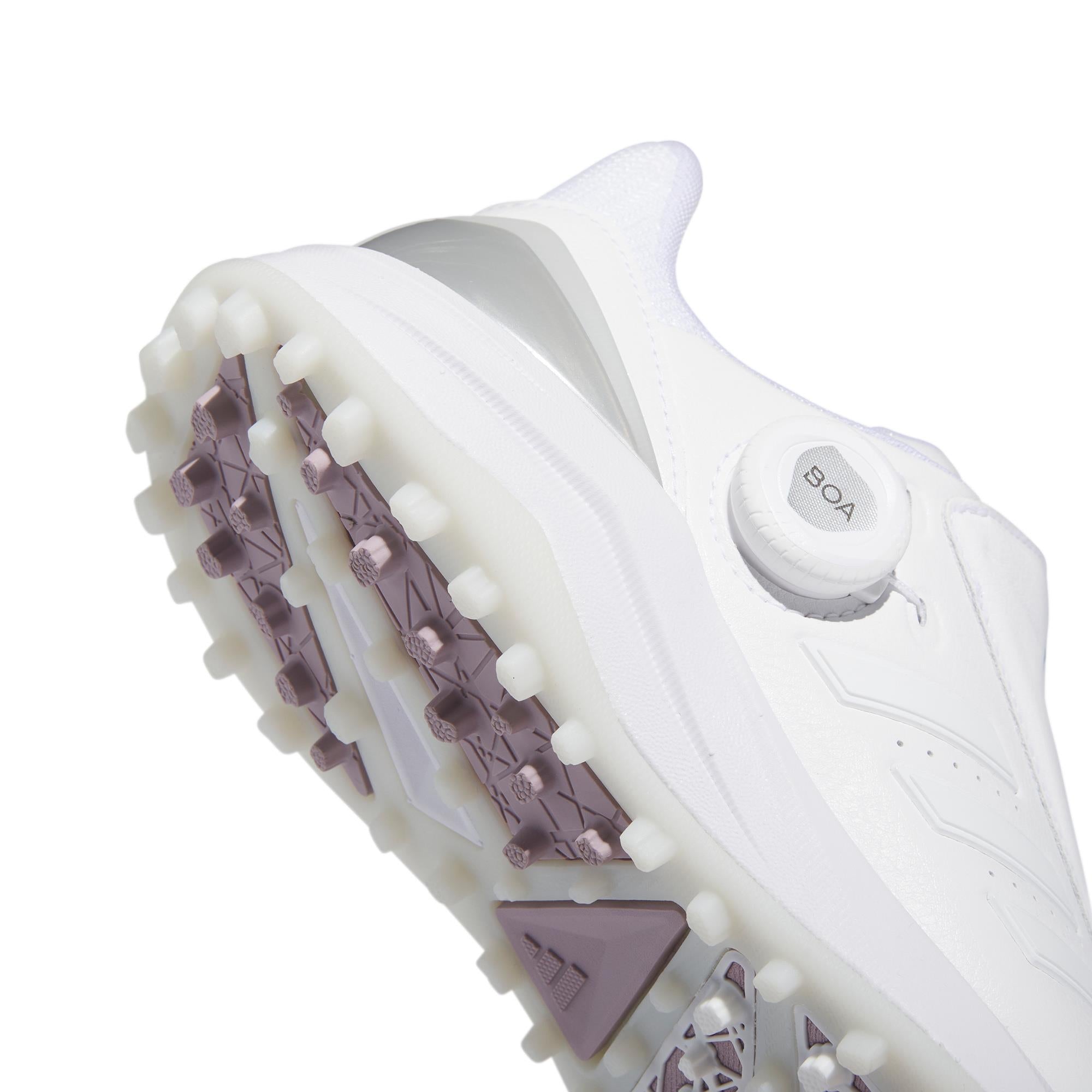 Adidas Solarmotion BOA 24 Ladies Golf Shoe White/Silver Metallic