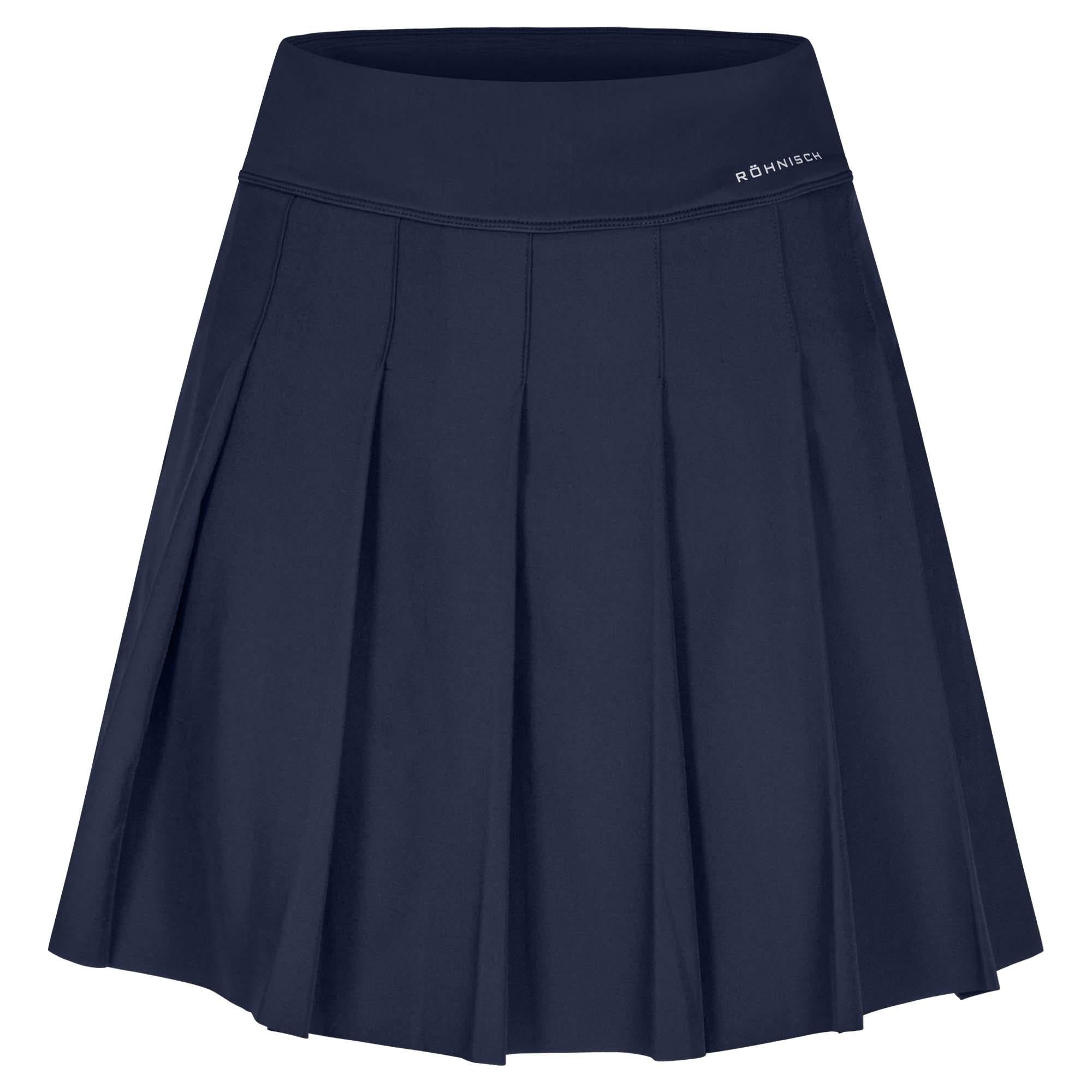 Rohnisch Mira Pleated Regular Ladies Golf Skort Navy