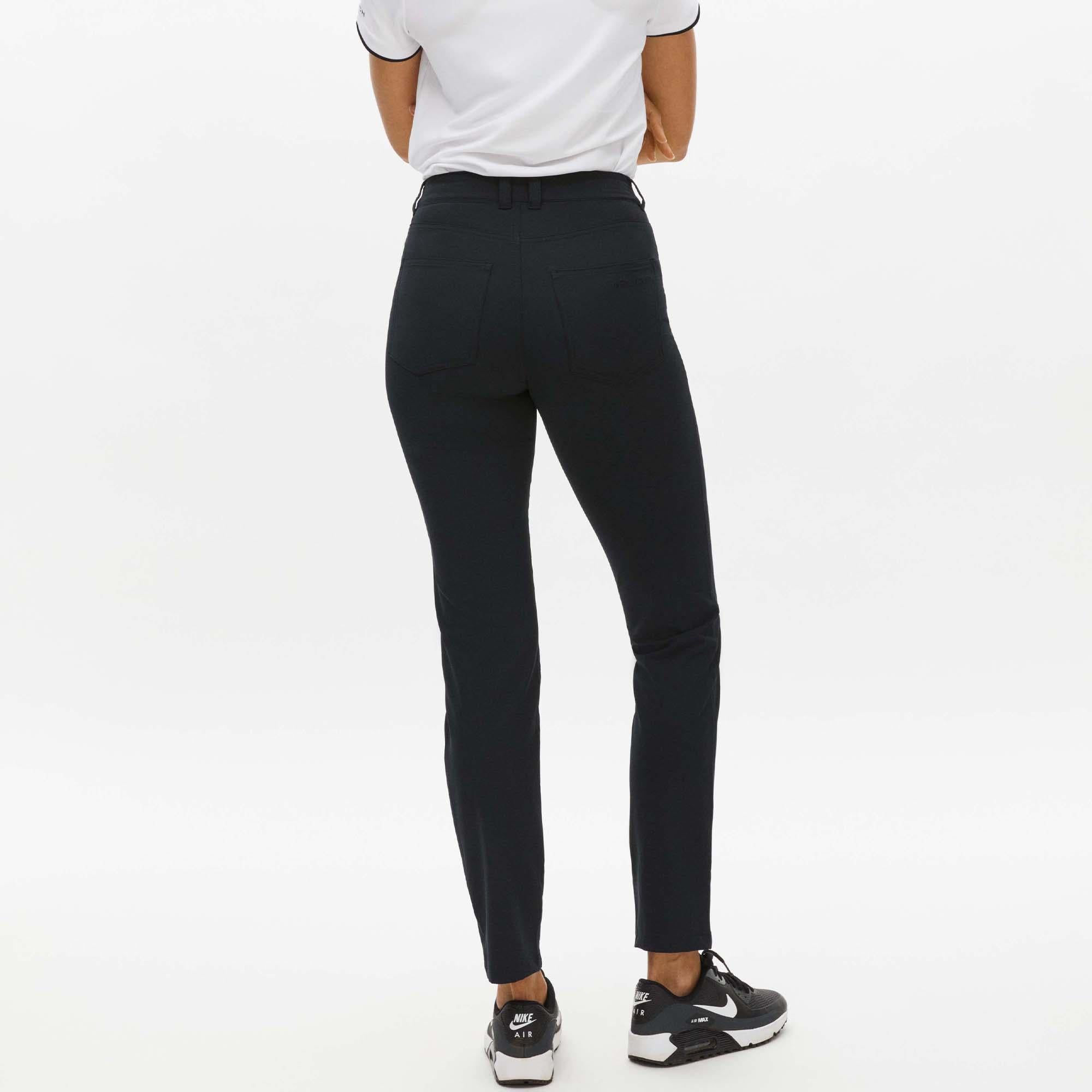 Rohnisch Chie Comfort Stretch Ladies Golf Pants 30 Inch Leg Black