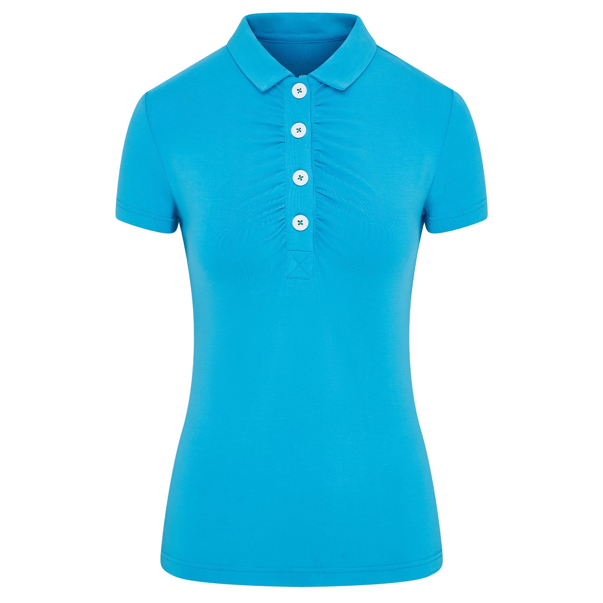 Swing Out Sister Lisa Ladies Golf Polo Shirt Dazzling Blue
