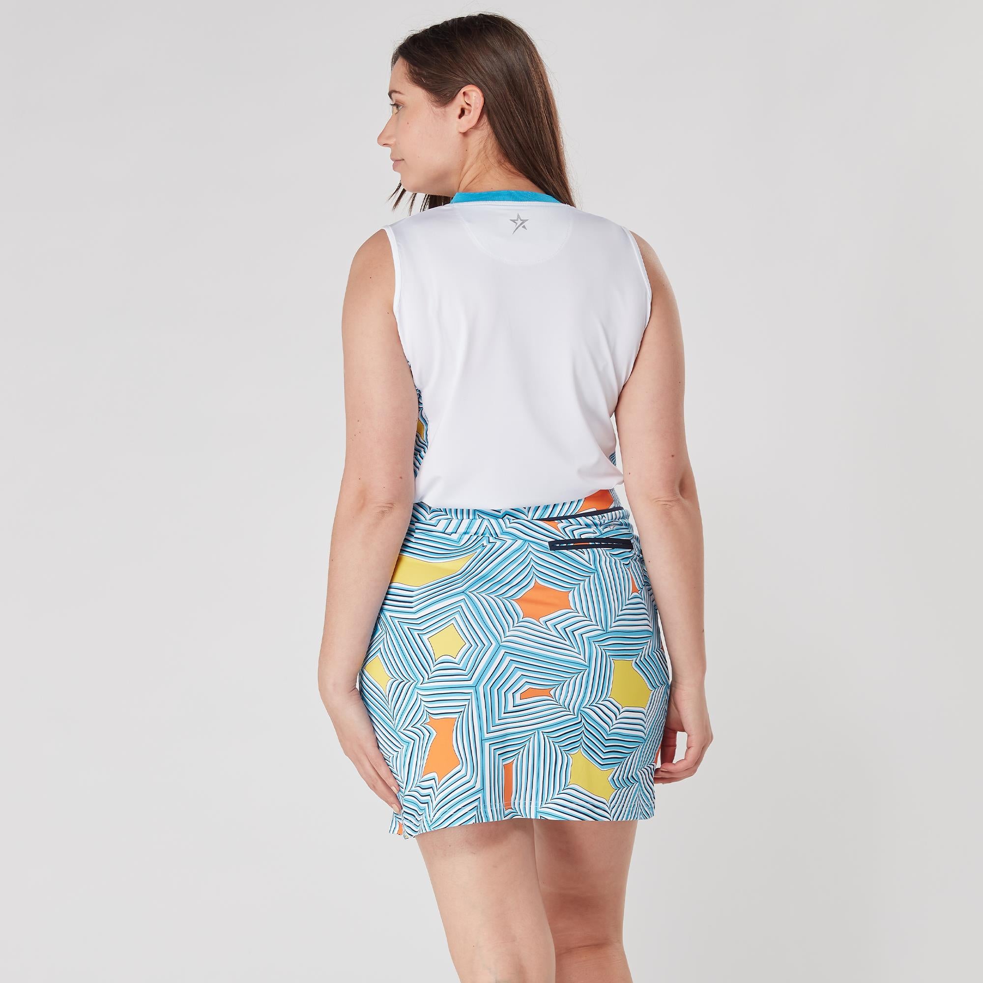 Swing Out Sister Lara Ladies Golf Polo Shirt White