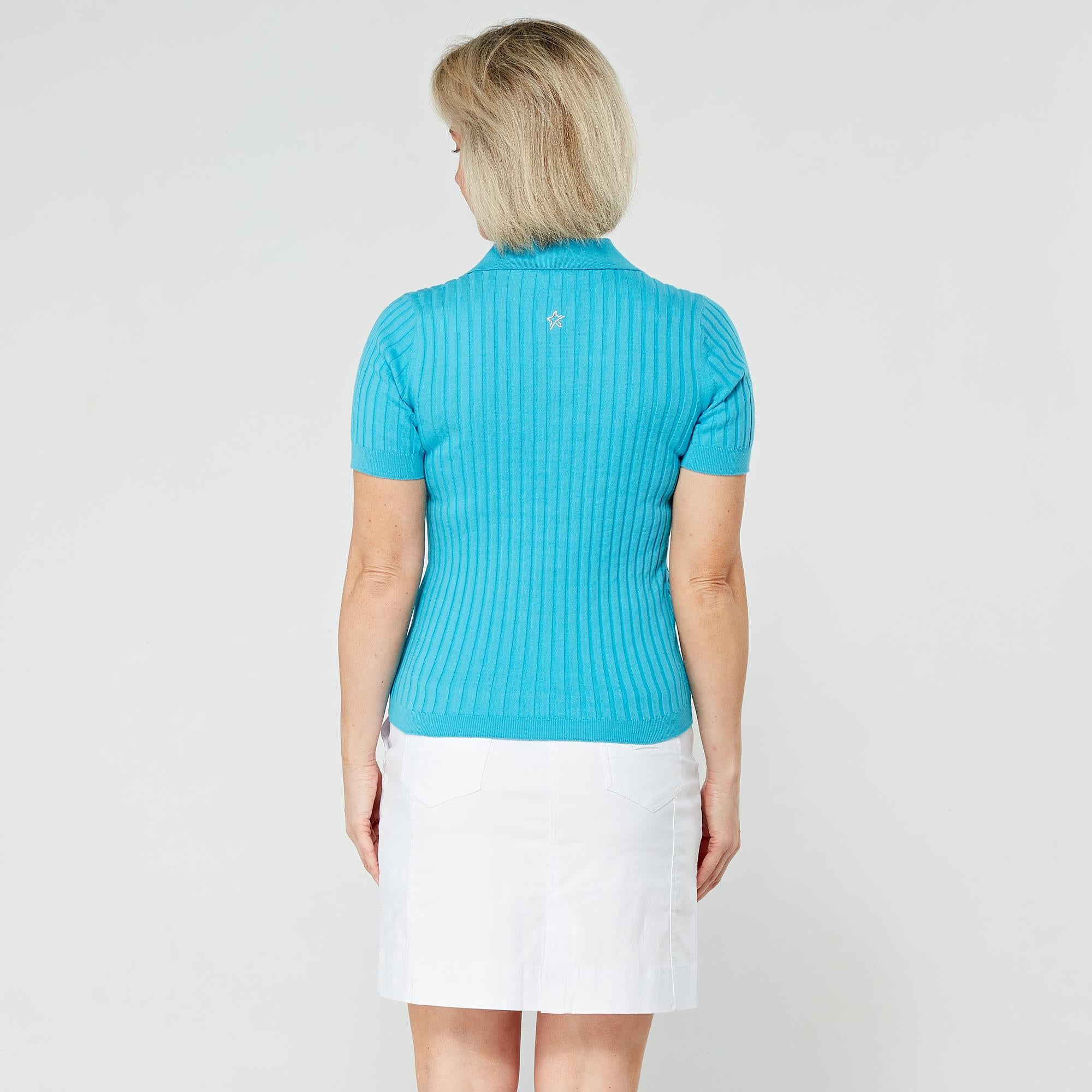 Swing Out Sister Abigail Ladies Golf Polo Shirt Dazzling Blue