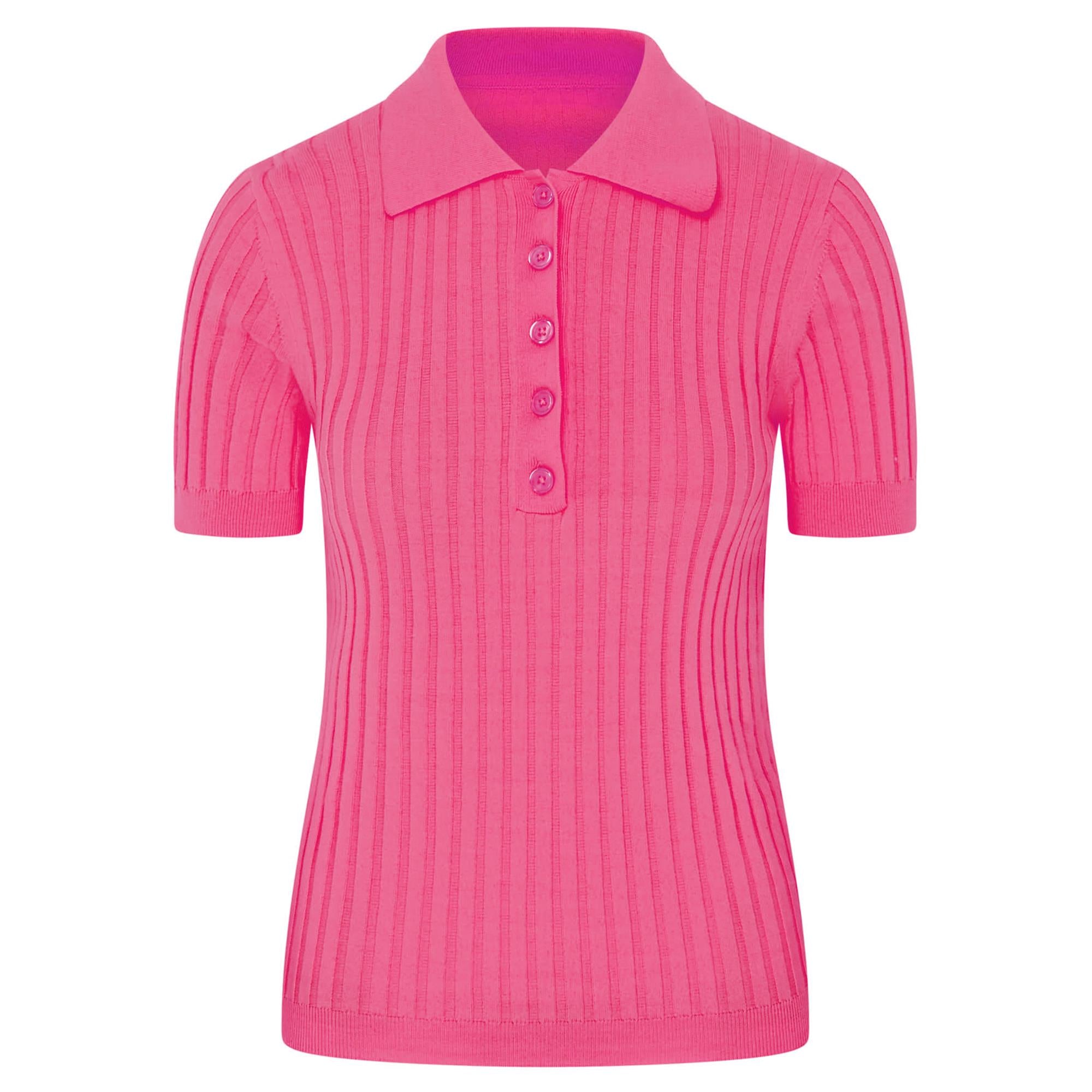Swing Out Sister Abigail Ladies Golf Polo Shirt Lush Pink