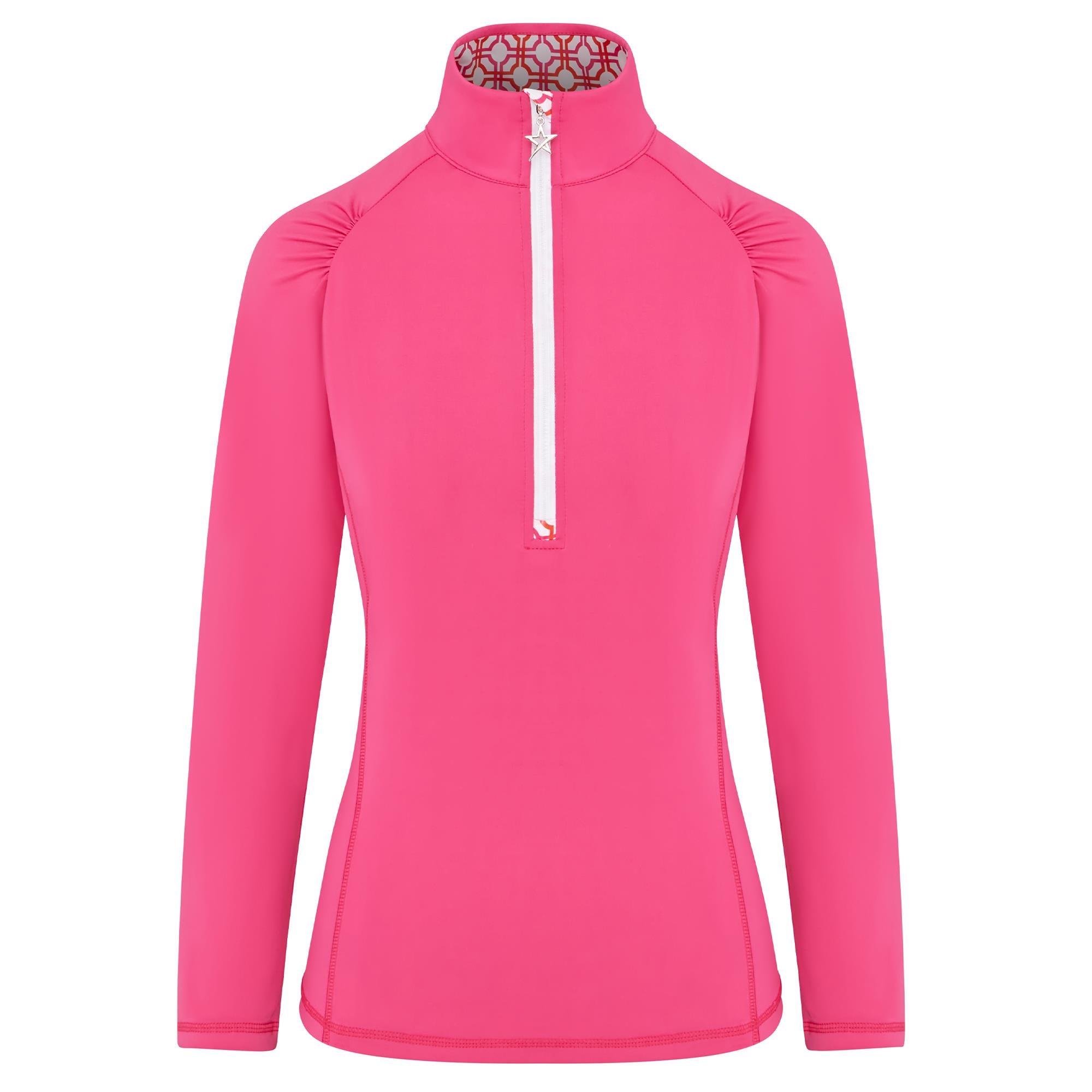 Swing Out Sister Celeste Ladies Golf Mid Layer Lush Pink