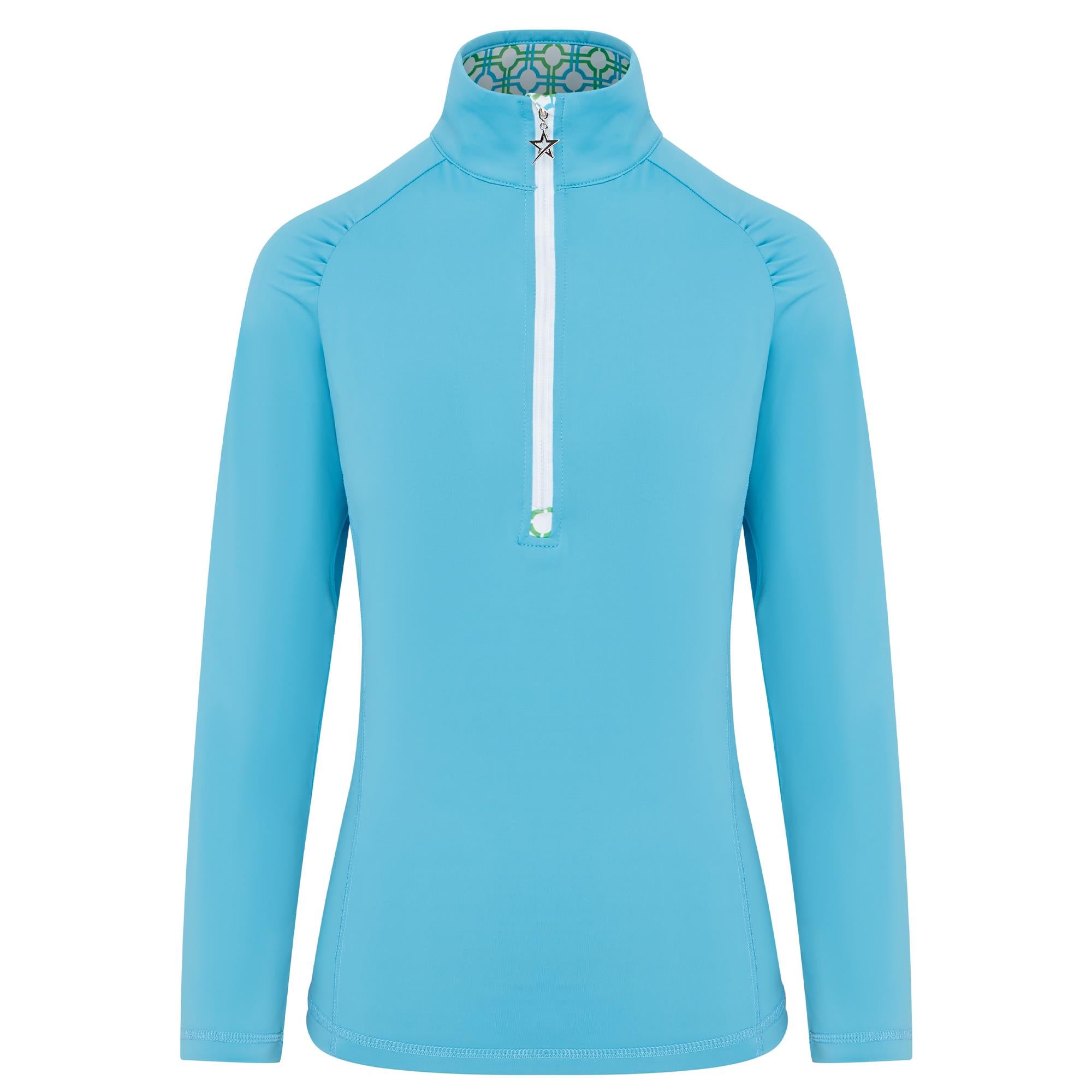 Swing Out Sister Celeste Ladies Golf Mid Layer Dazzling Blue