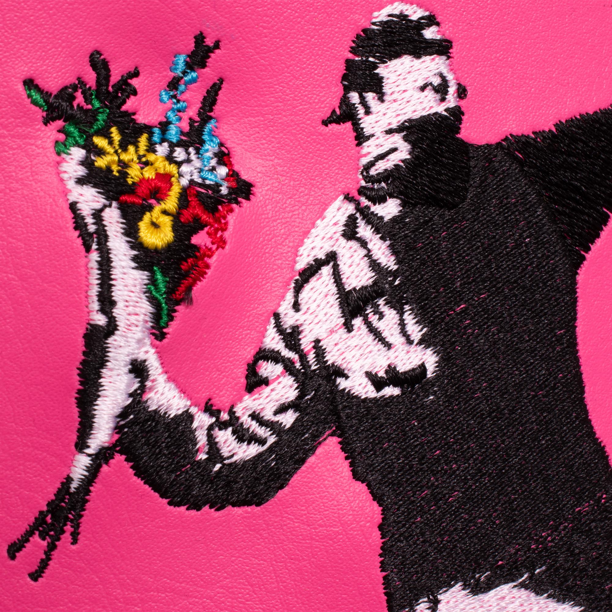 Banksy Flower Thrower Driver Headcover Pink