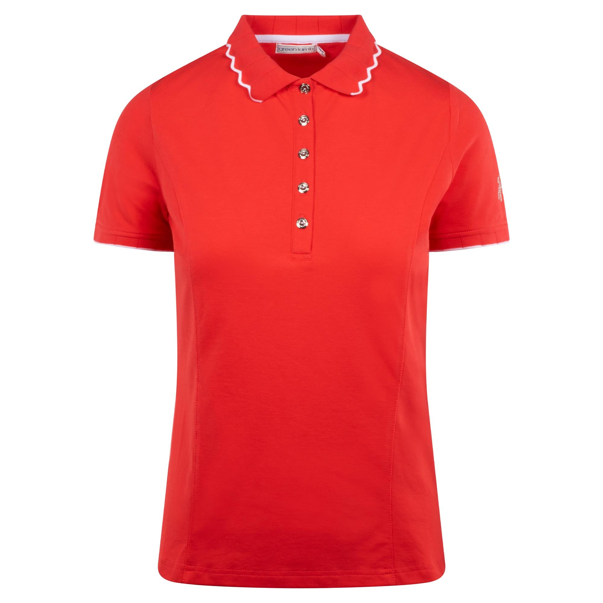 Green Lamb Nadeen Club Ladies Golf Polo Poppy