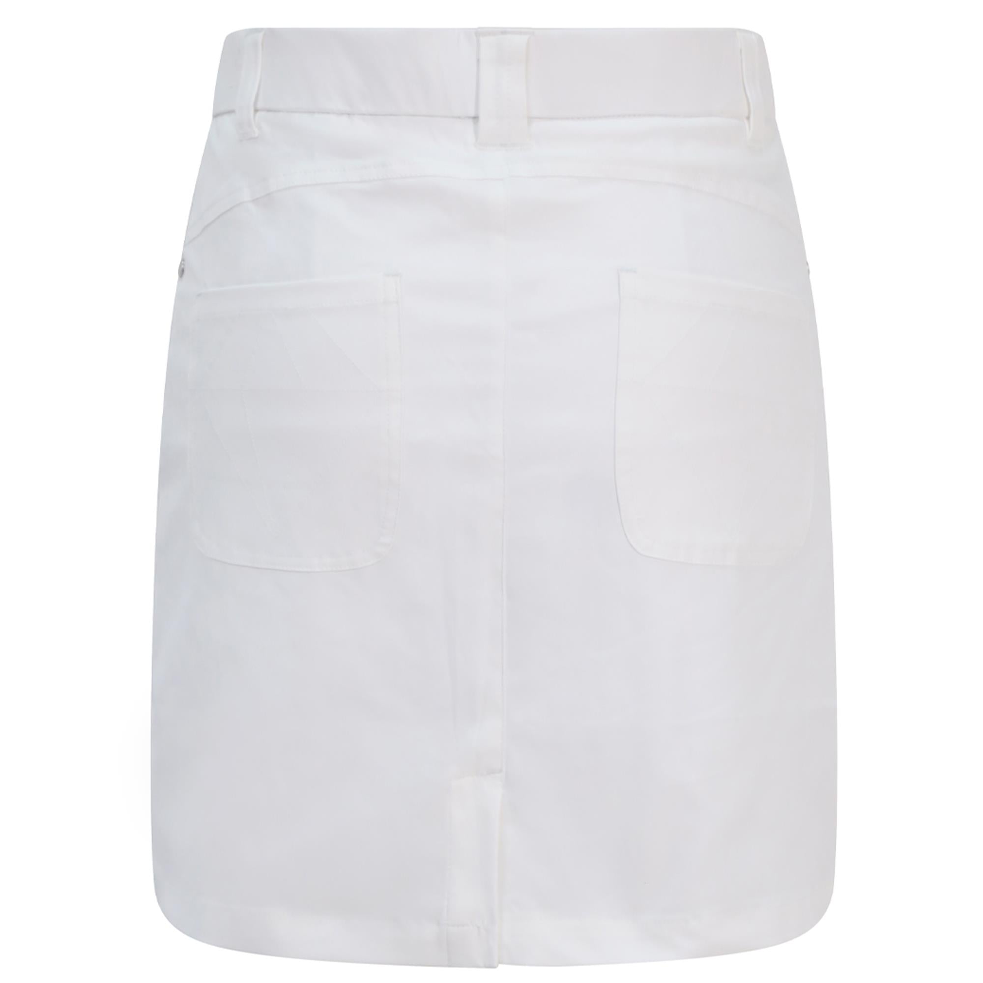 Pure Golf Calm Ladies Golf Skort White 50CM