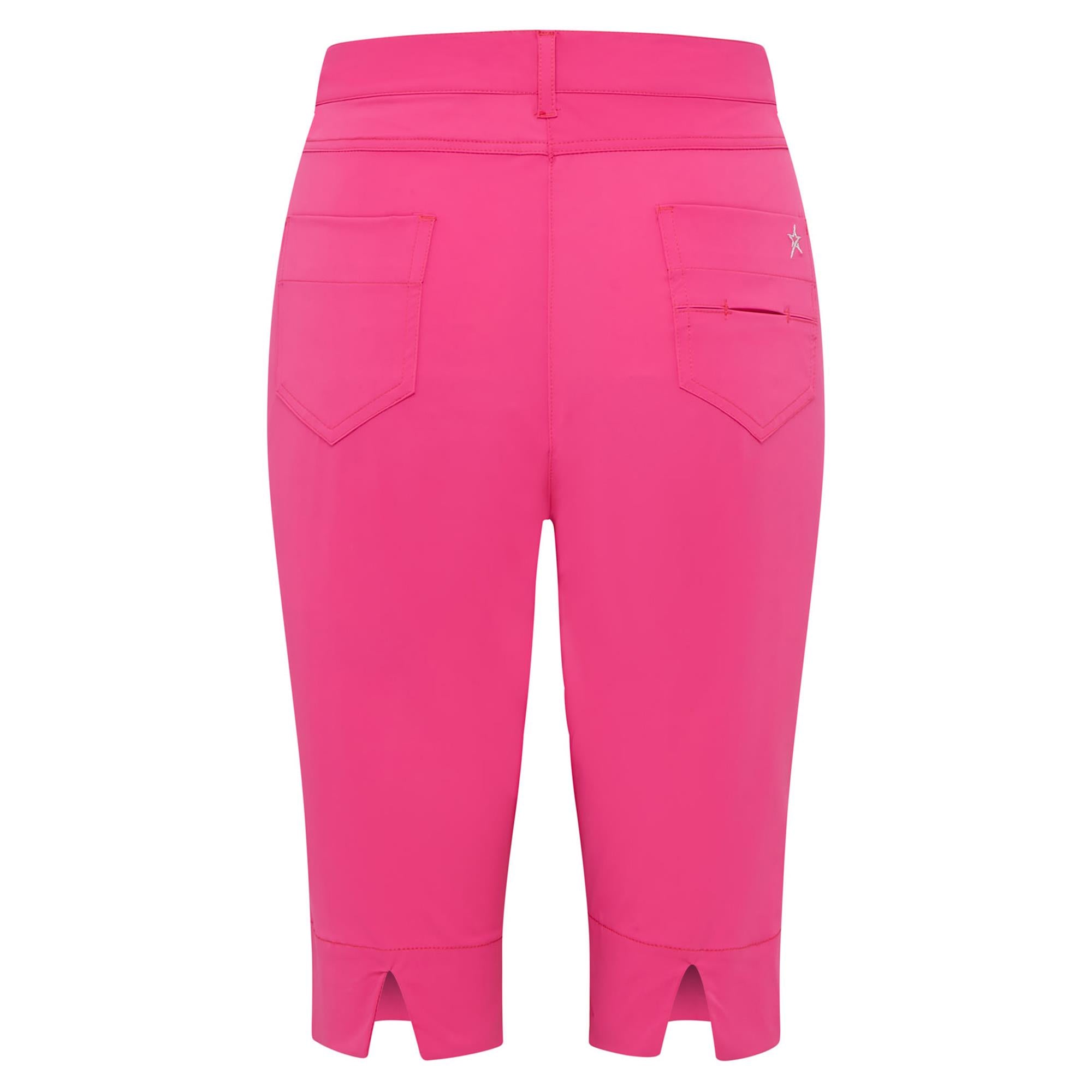 Swing Out Sister Megan Ladies Bermuda Golf Shorts Lush Pink