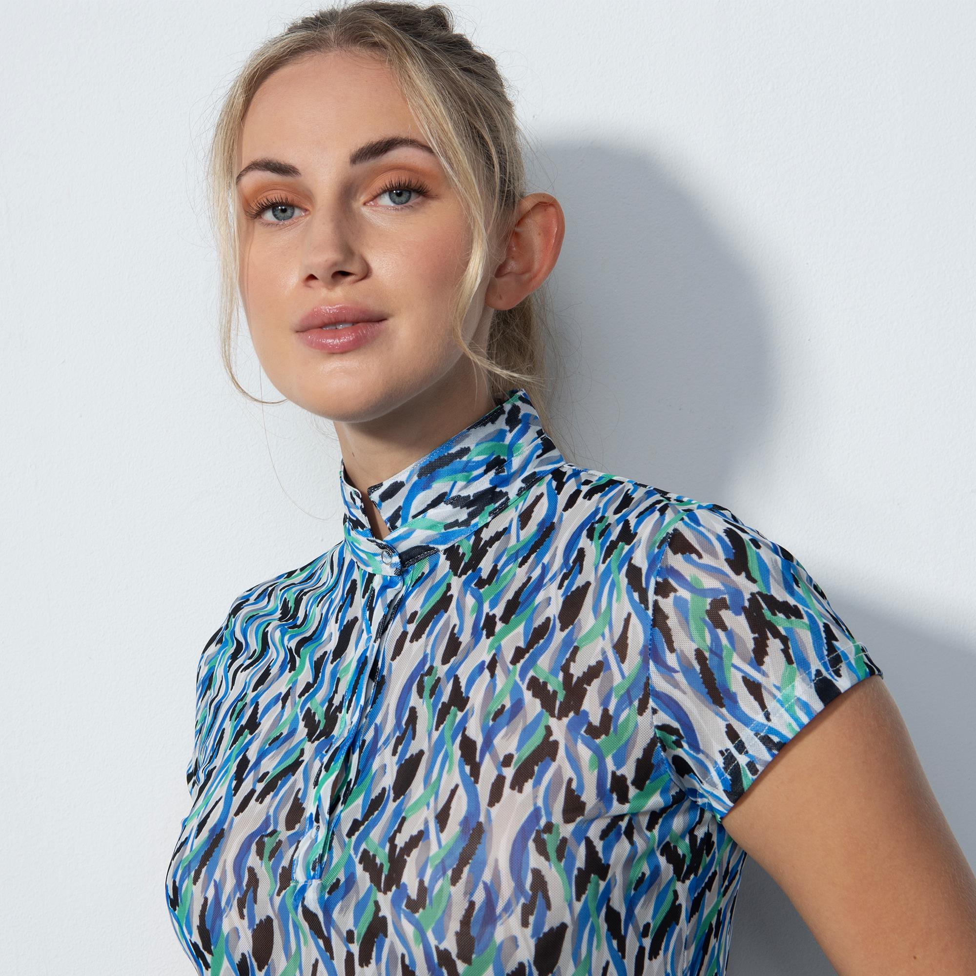 Daily Sports Digne Laides Golf Polo Shirt Abstract