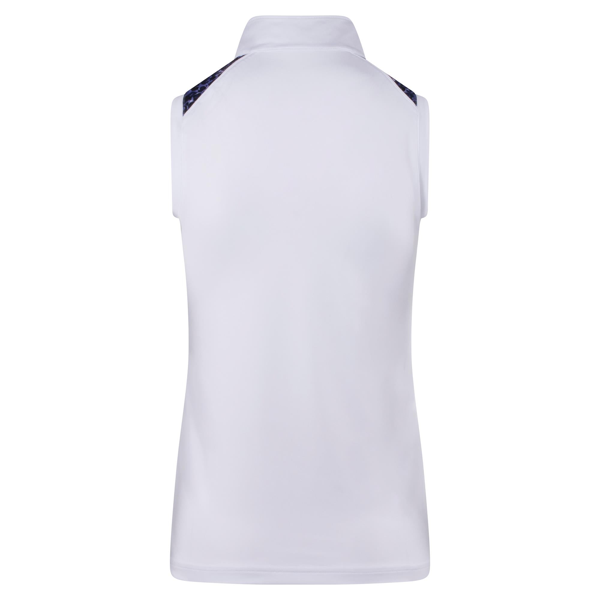 Daily Sports Andria Ladies Sleeveless Golf Polo Shirt White