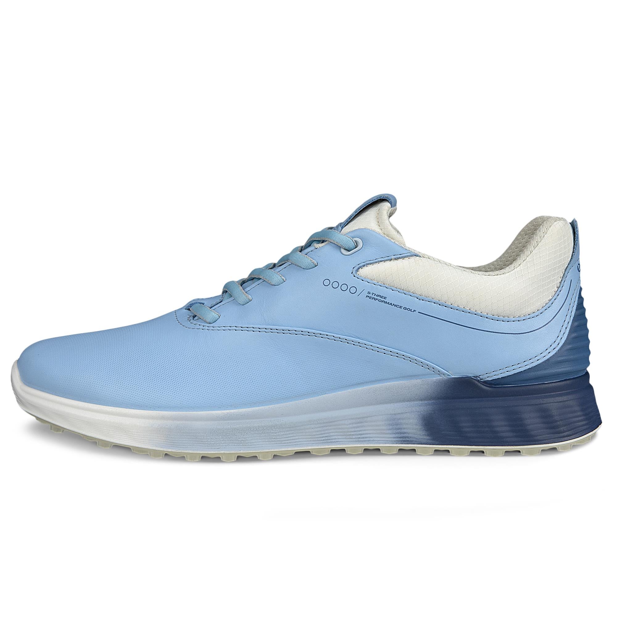 Ecco S-Three Gore-Tex Ladies Golf Shoes Bluebell/Retro Blue