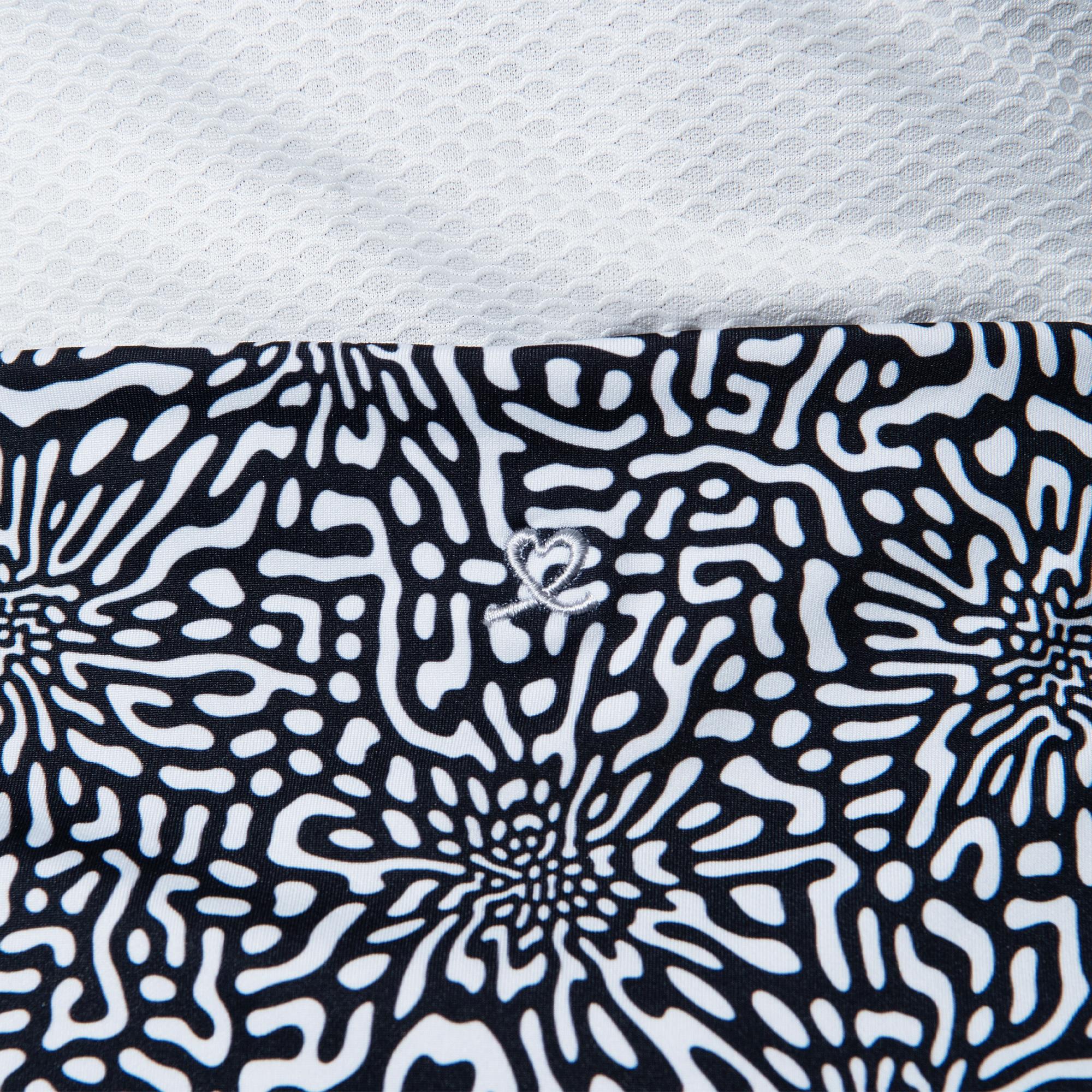 Daily Sports Kyoto Ladies Golf Skort Monochrome Black 45cm