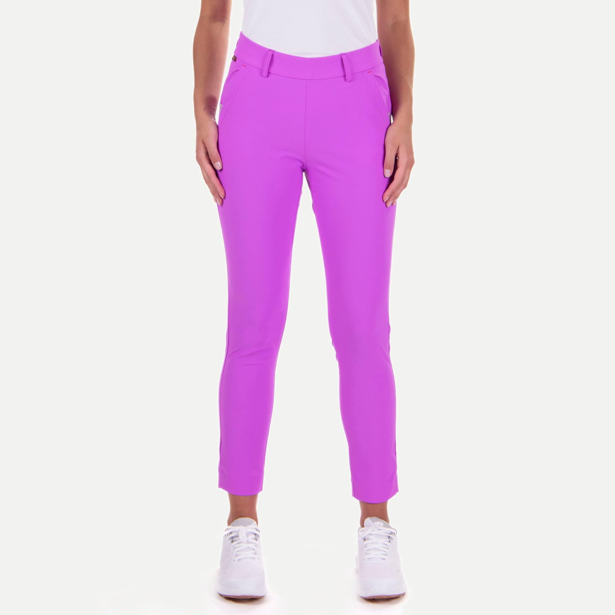 KJUS Ice Light 7/8 Ladies Golf Treggings Foxglove