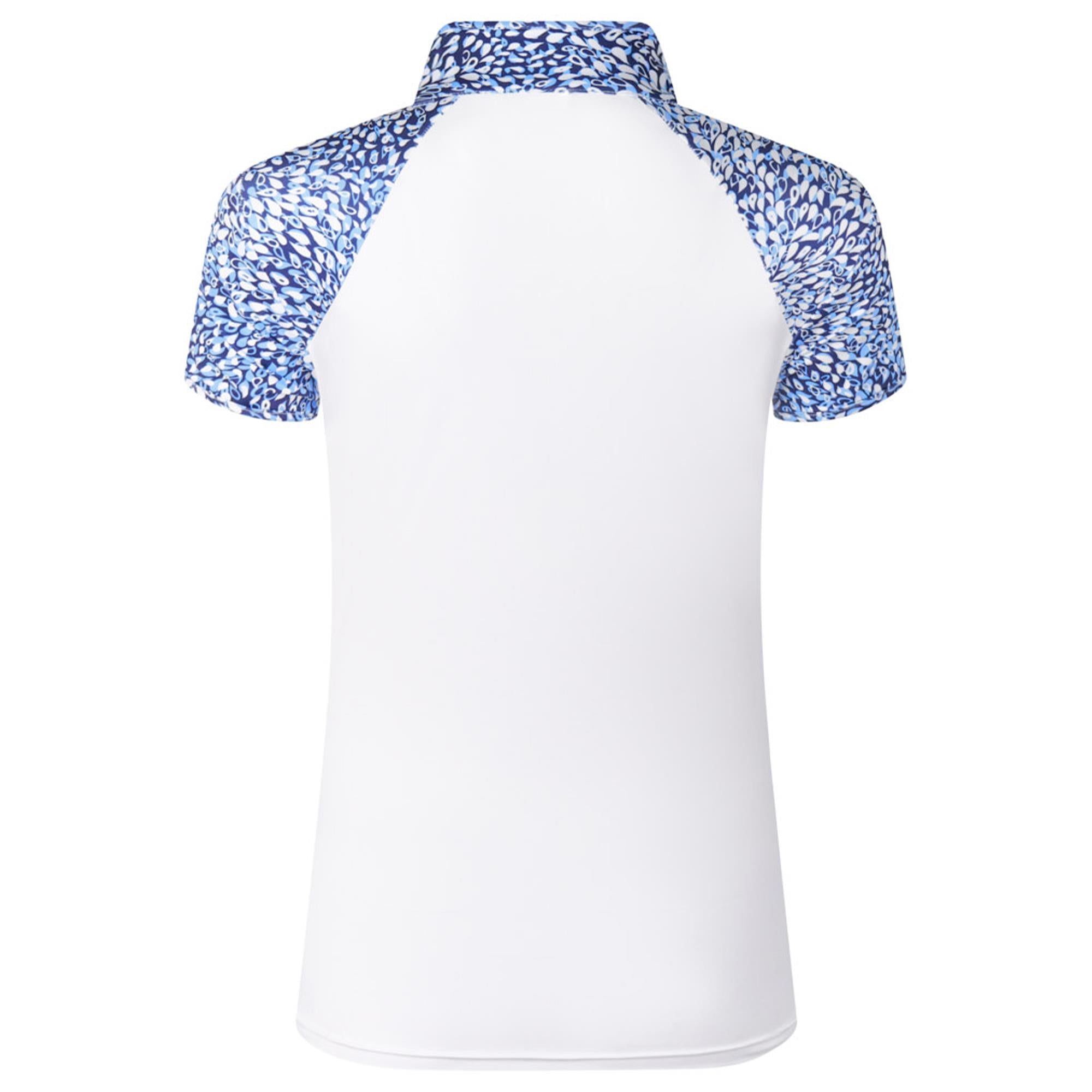 Pure Golf Spirit Cap Sleeve Ladies Golf Polo Pear Drop Sapphire