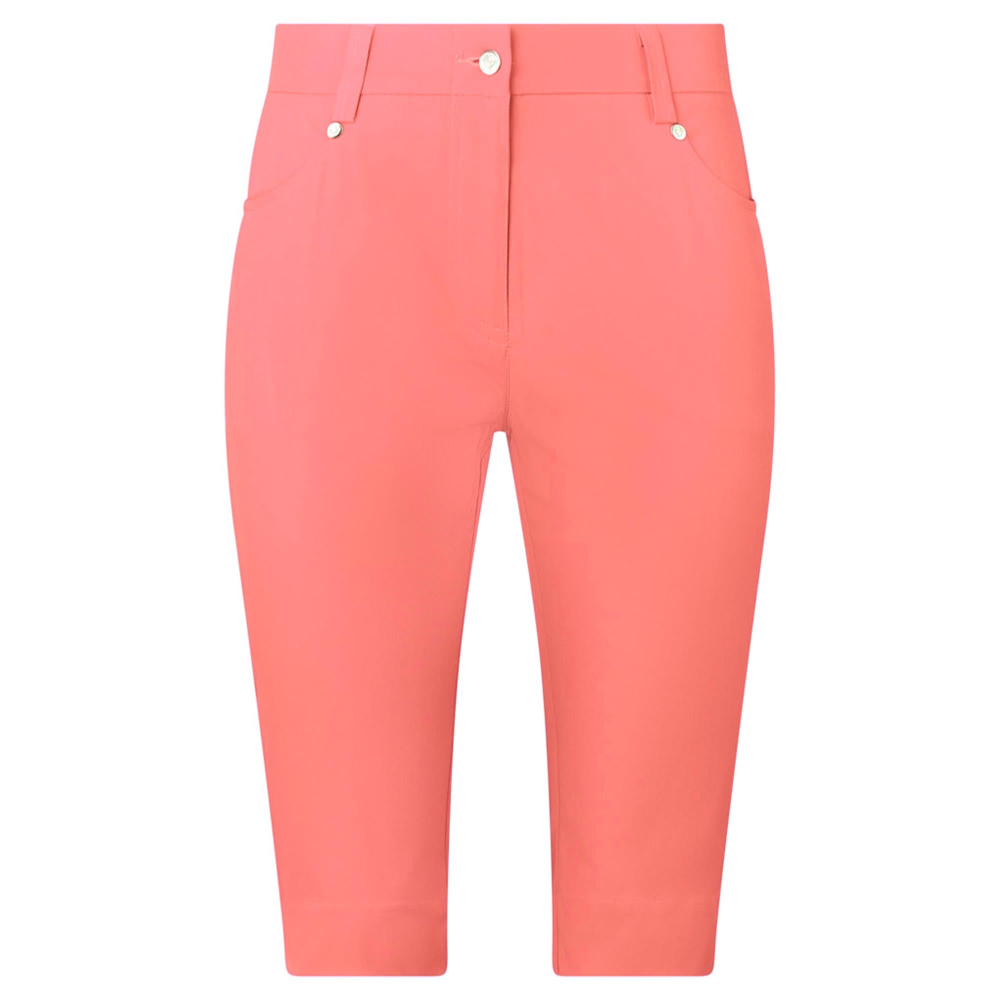 Pure Golf Trust Bermuda Ladies Golf Bermuda Shorts Coral